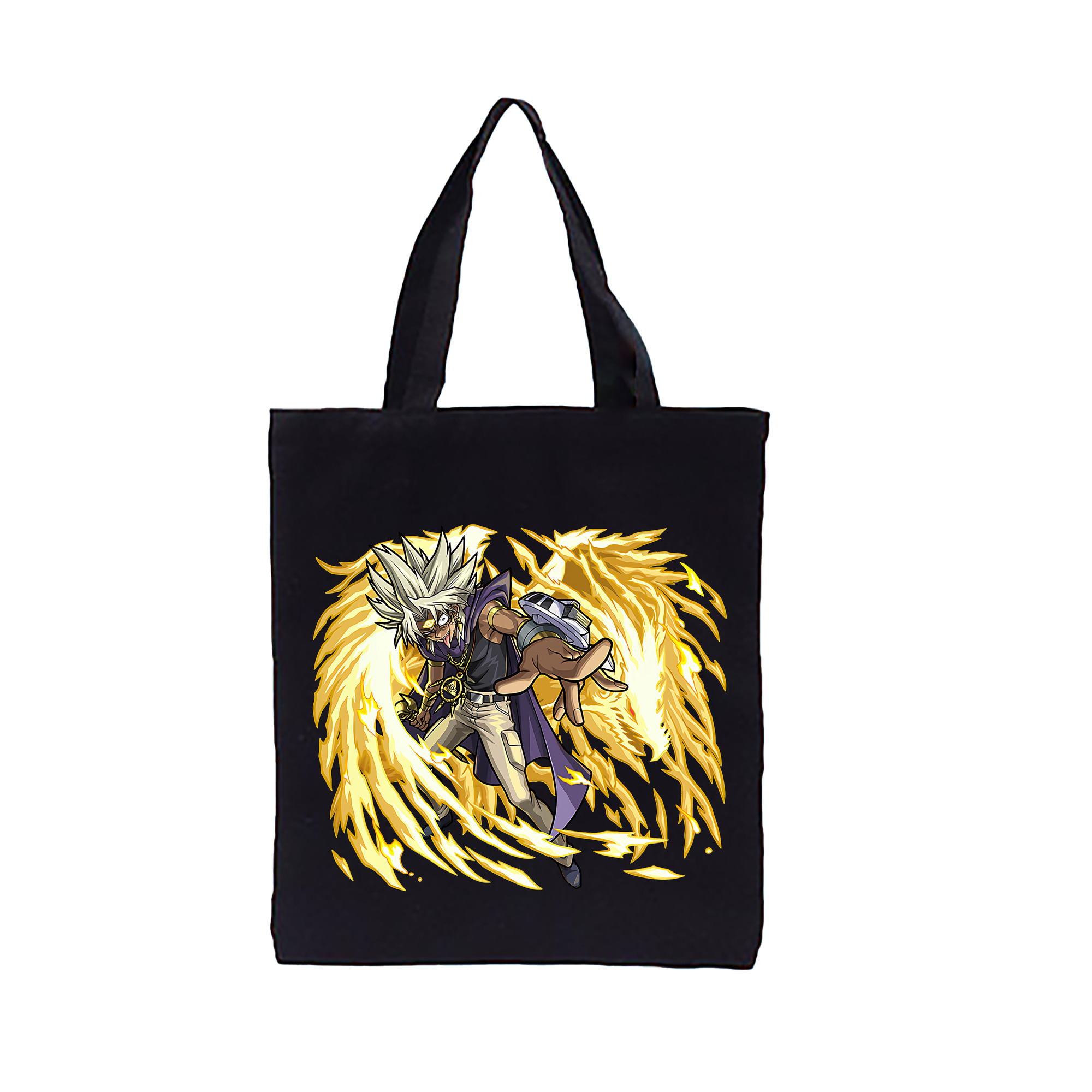 （画像用） 遊☆戯☆王 Yu-Gi-Oh! 縦型キャンバス生地手提げバッグ　トートバッグ