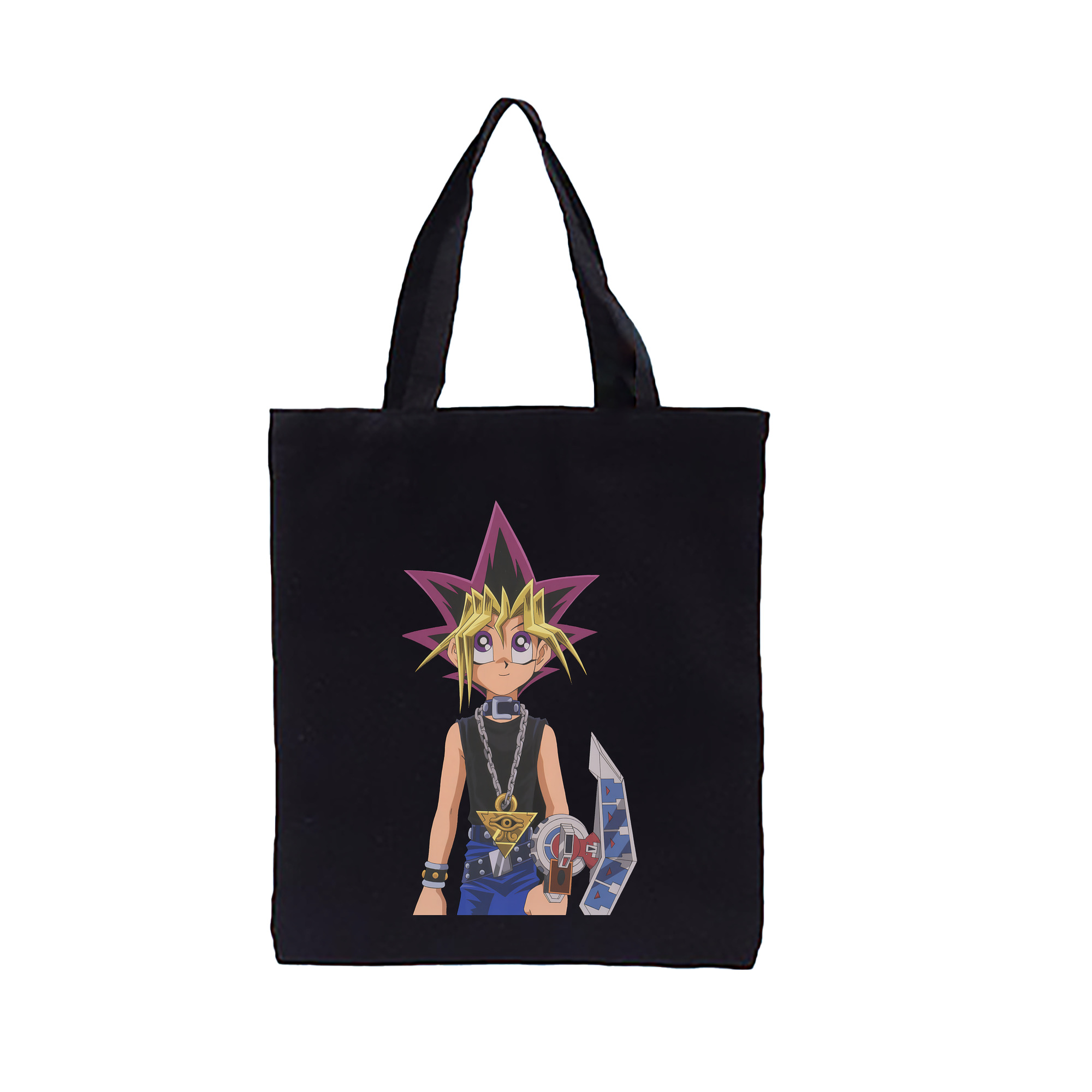（画像用） 遊☆戯☆王 Yu-Gi-Oh! 縦型キャンバス生地手提げバッグ　トートバッグ