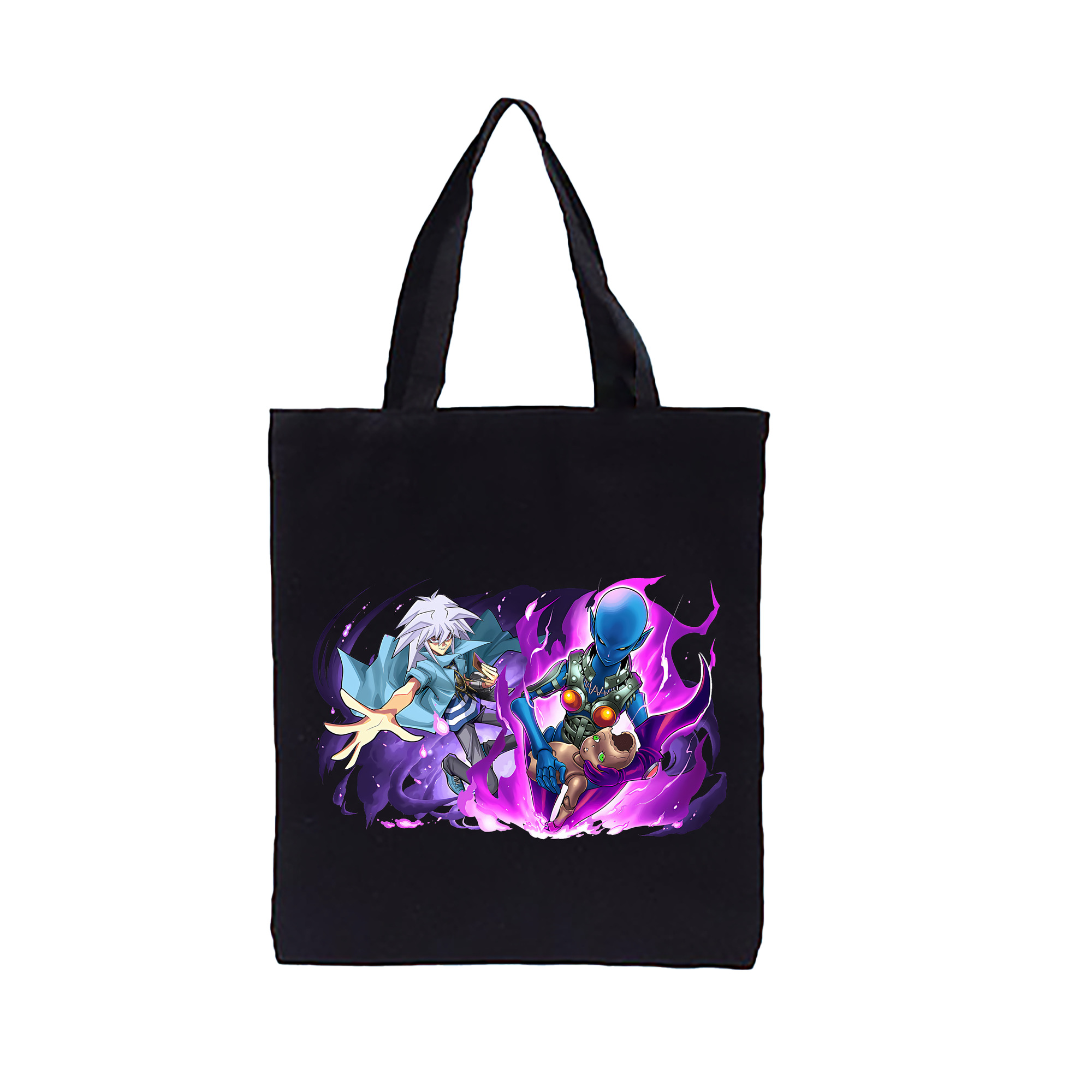 （画像用） 遊☆戯☆王 Yu-Gi-Oh! 縦型キャンバス生地手提げバッグ　トートバッグ