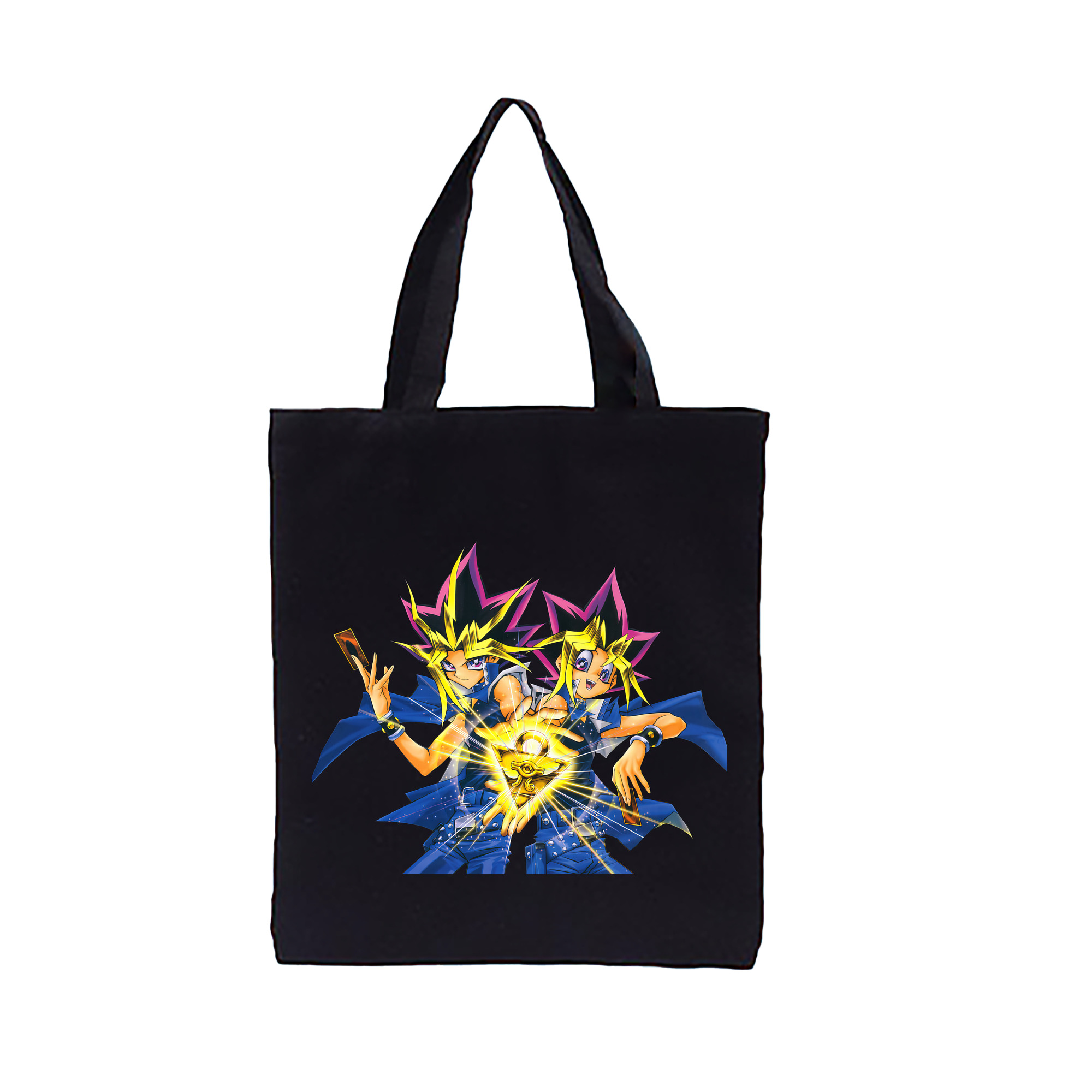 （画像用） 遊☆戯☆王 Yu-Gi-Oh! 縦型キャンバス生地手提げバッグ　トートバッグ