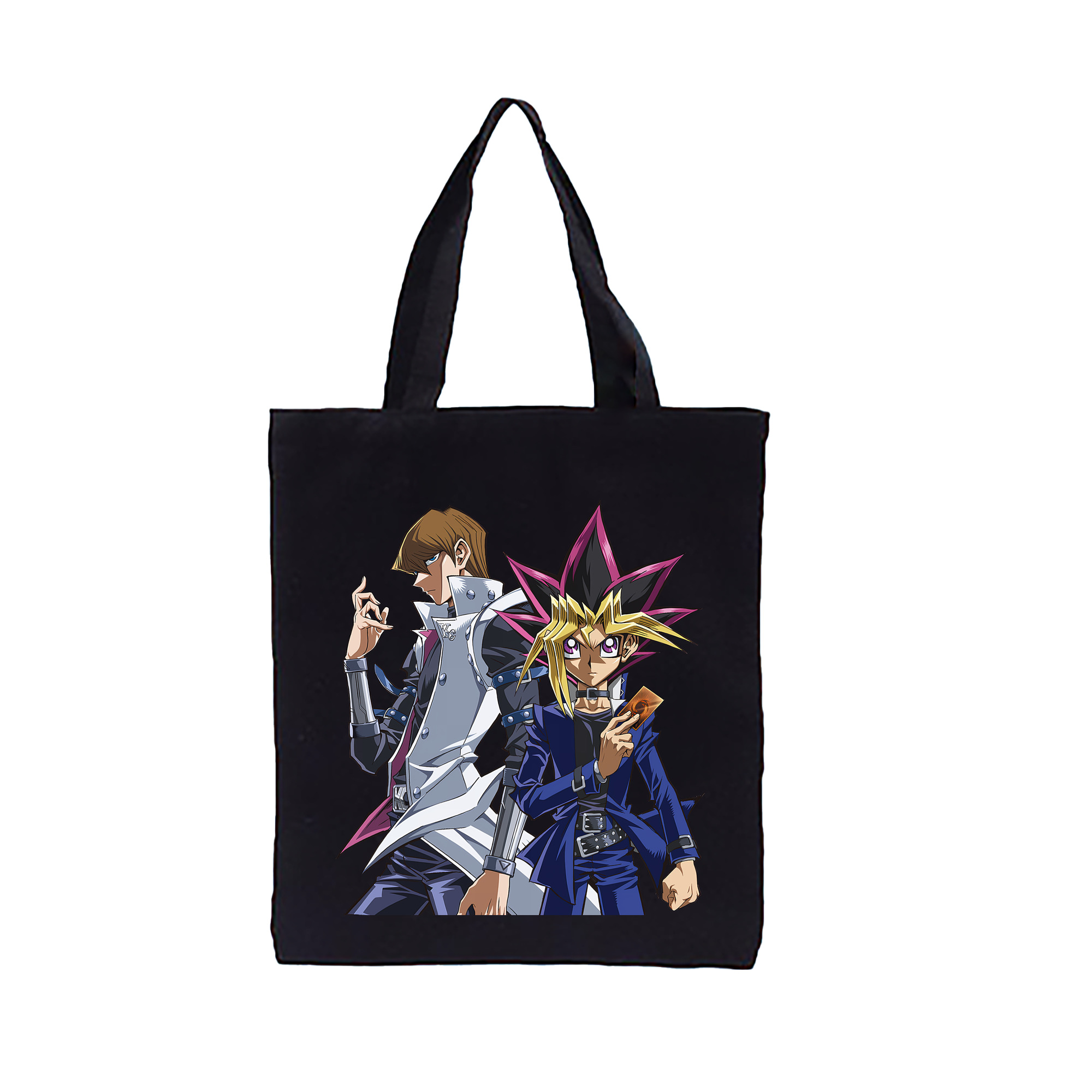 （画像用） 遊☆戯☆王 Yu-Gi-Oh! 縦型キャンバス生地手提げバッグ　トートバッグ