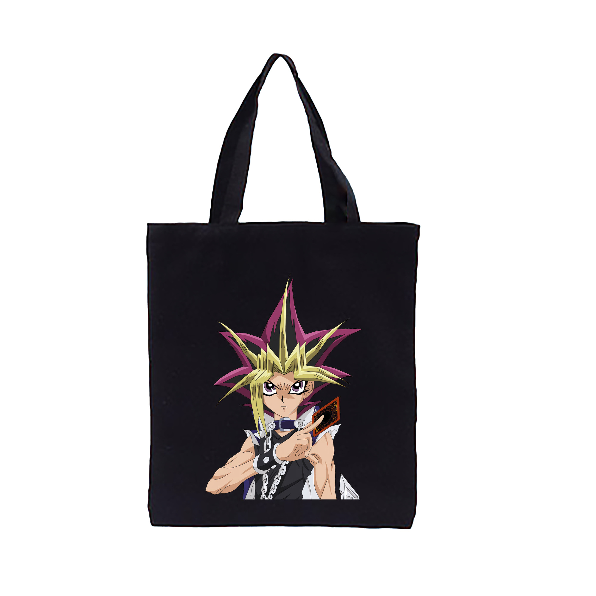 （画像用） 遊☆戯☆王 Yu-Gi-Oh! 縦型キャンバス生地手提げバッグ　トートバッグ
