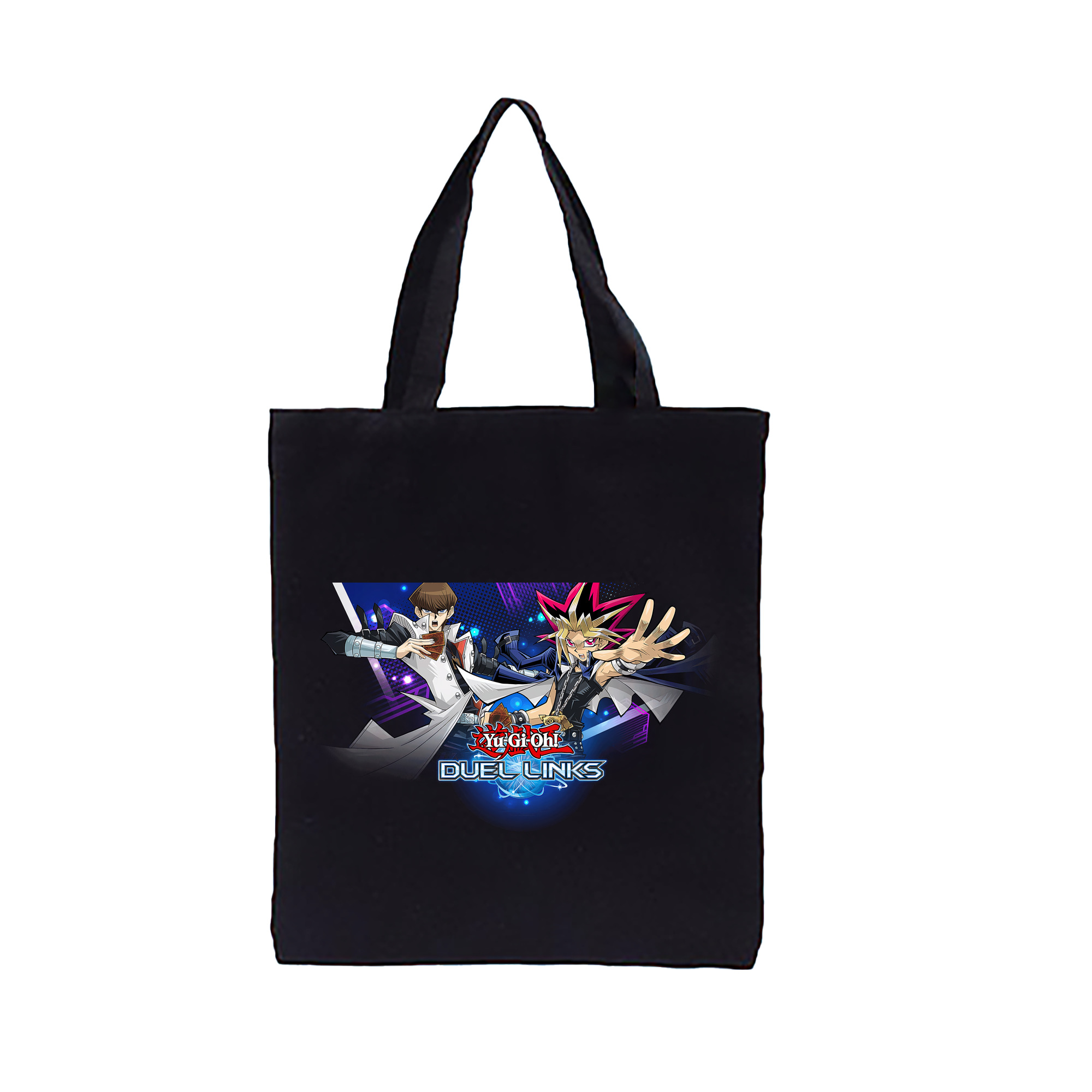 （画像用） 遊☆戯☆王 Yu-Gi-Oh! 縦型キャンバス生地手提げバッグ　トートバッグ