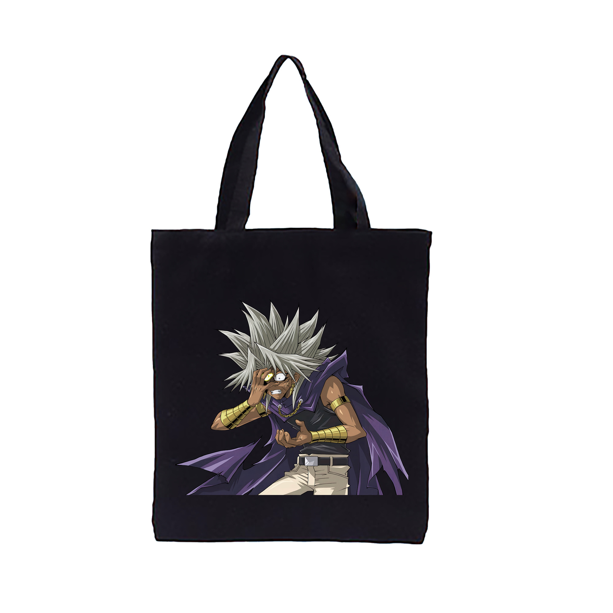 （画像用） 遊☆戯☆王 Yu-Gi-Oh! 縦型キャンバス生地手提げバッグ　トートバッグ