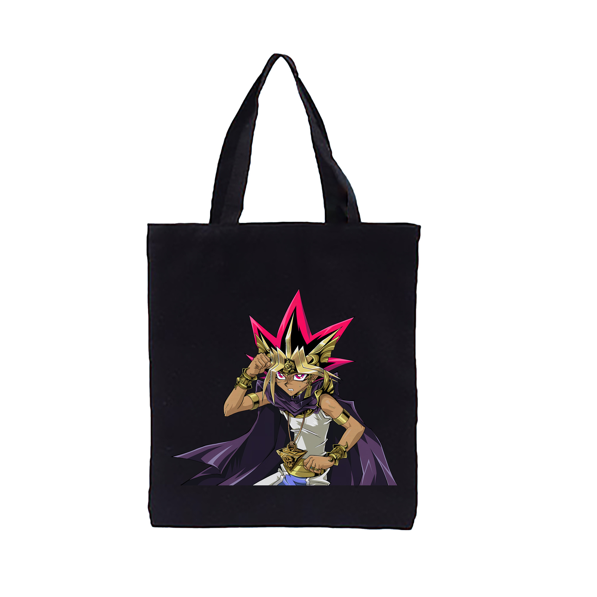 （画像用） 遊☆戯☆王 Yu-Gi-Oh! 縦型キャンバス生地手提げバッグ　トートバッグ