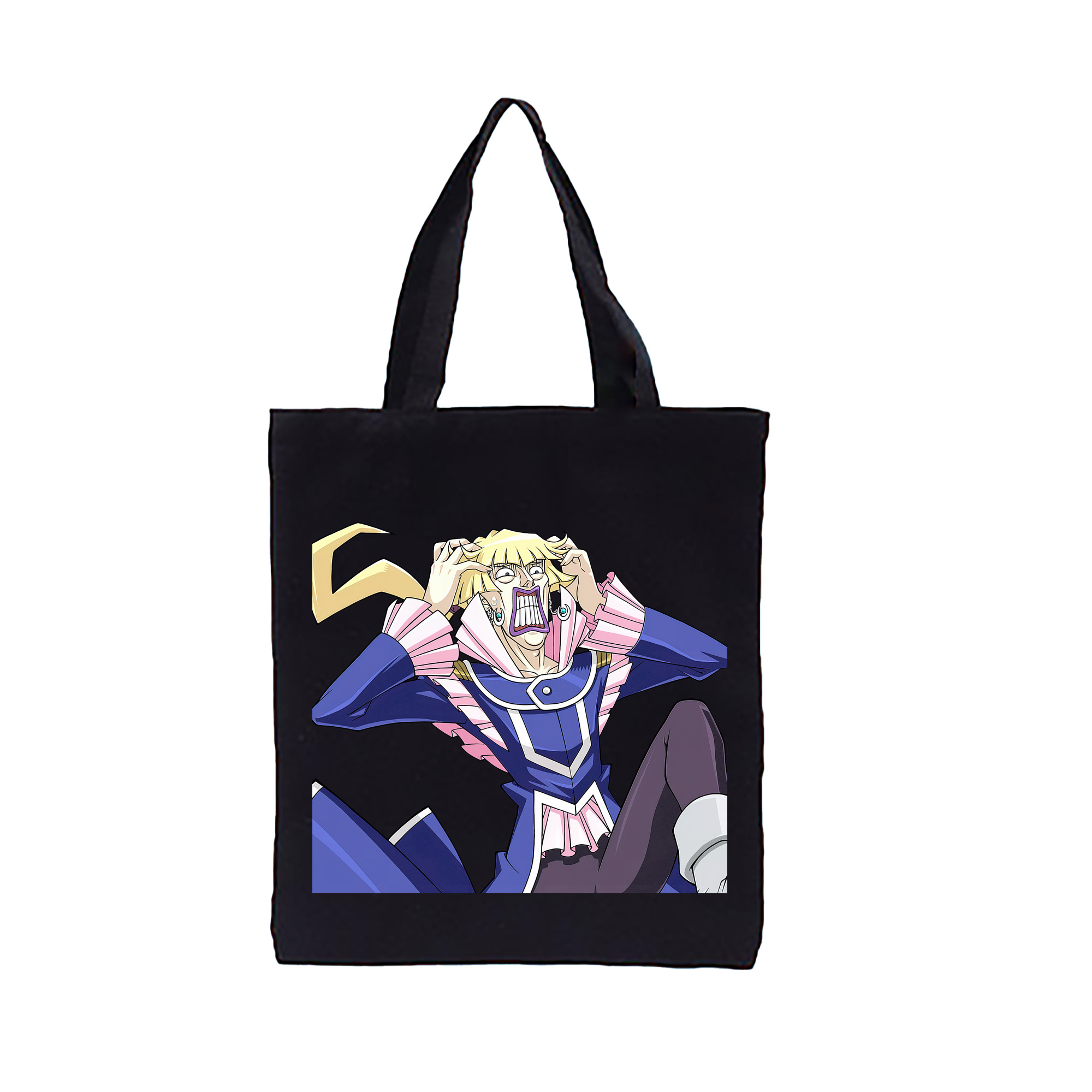 （画像用） 遊☆戯☆王 Yu-Gi-Oh! 縦型キャンバス生地手提げバッグ　トートバッグ