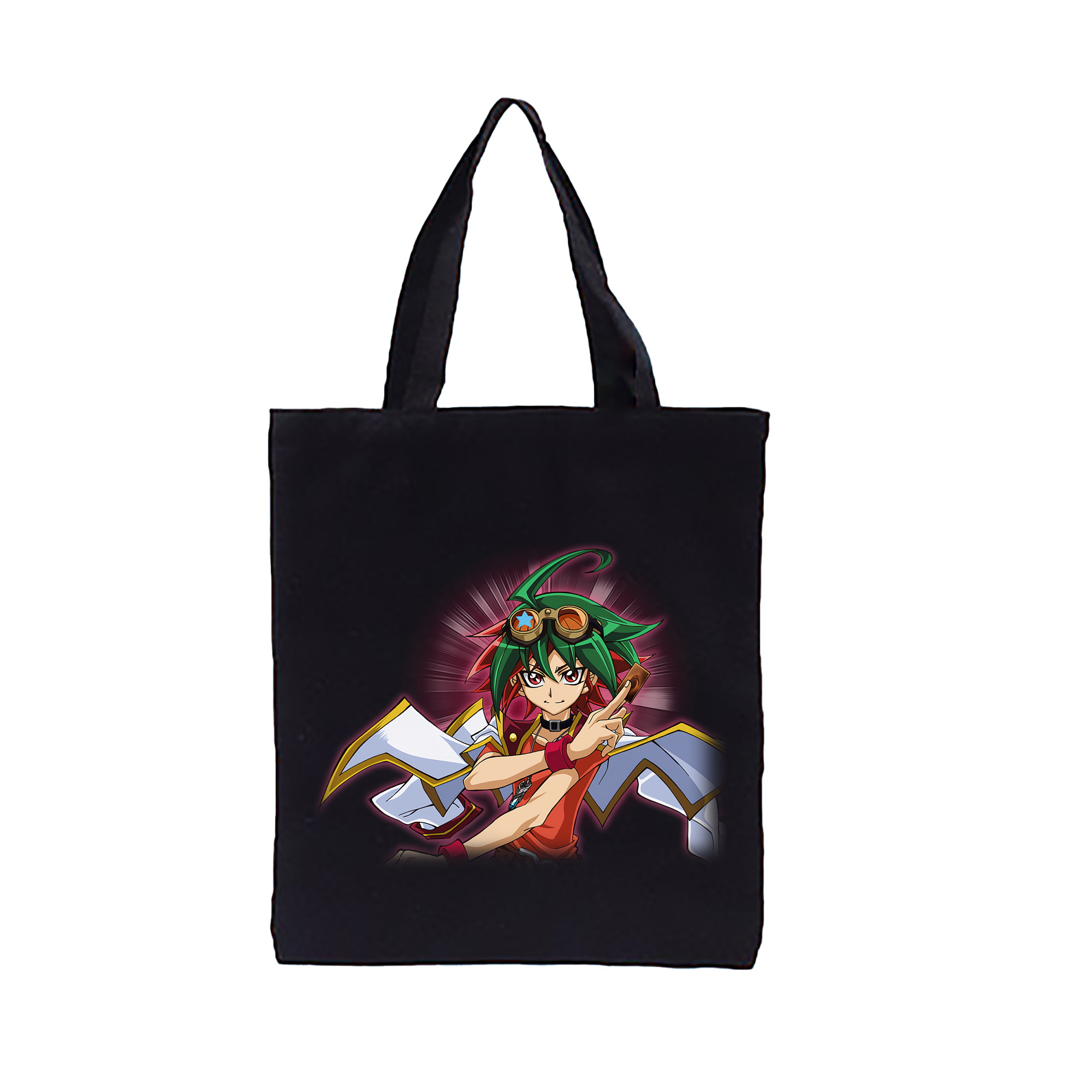 （画像用） 遊☆戯☆王 Yu-Gi-Oh! 縦型キャンバス生地手提げバッグ　トートバッグ