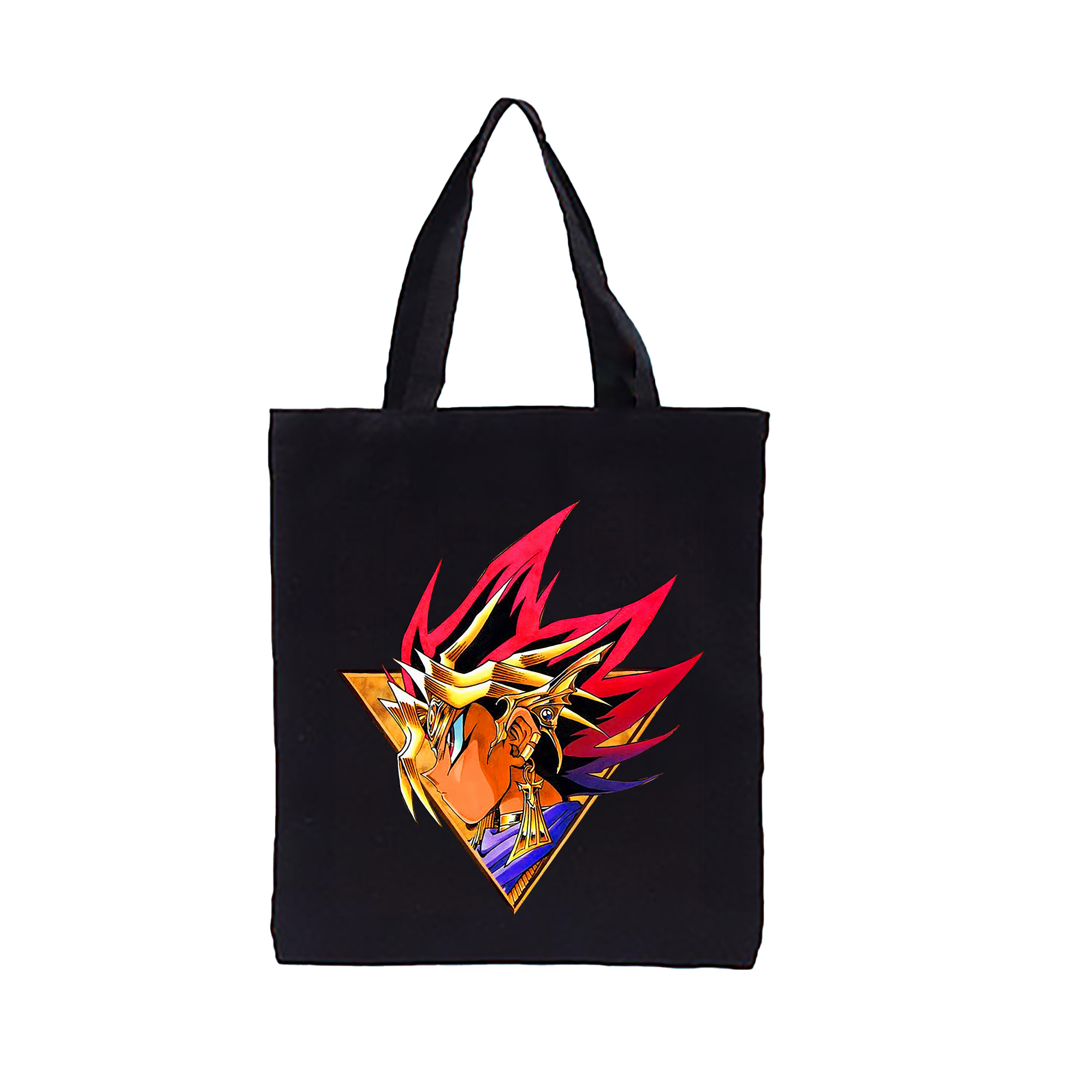 （画像用） 遊☆戯☆王 Yu-Gi-Oh! 縦型キャンバス生地手提げバッグ　トートバッグ