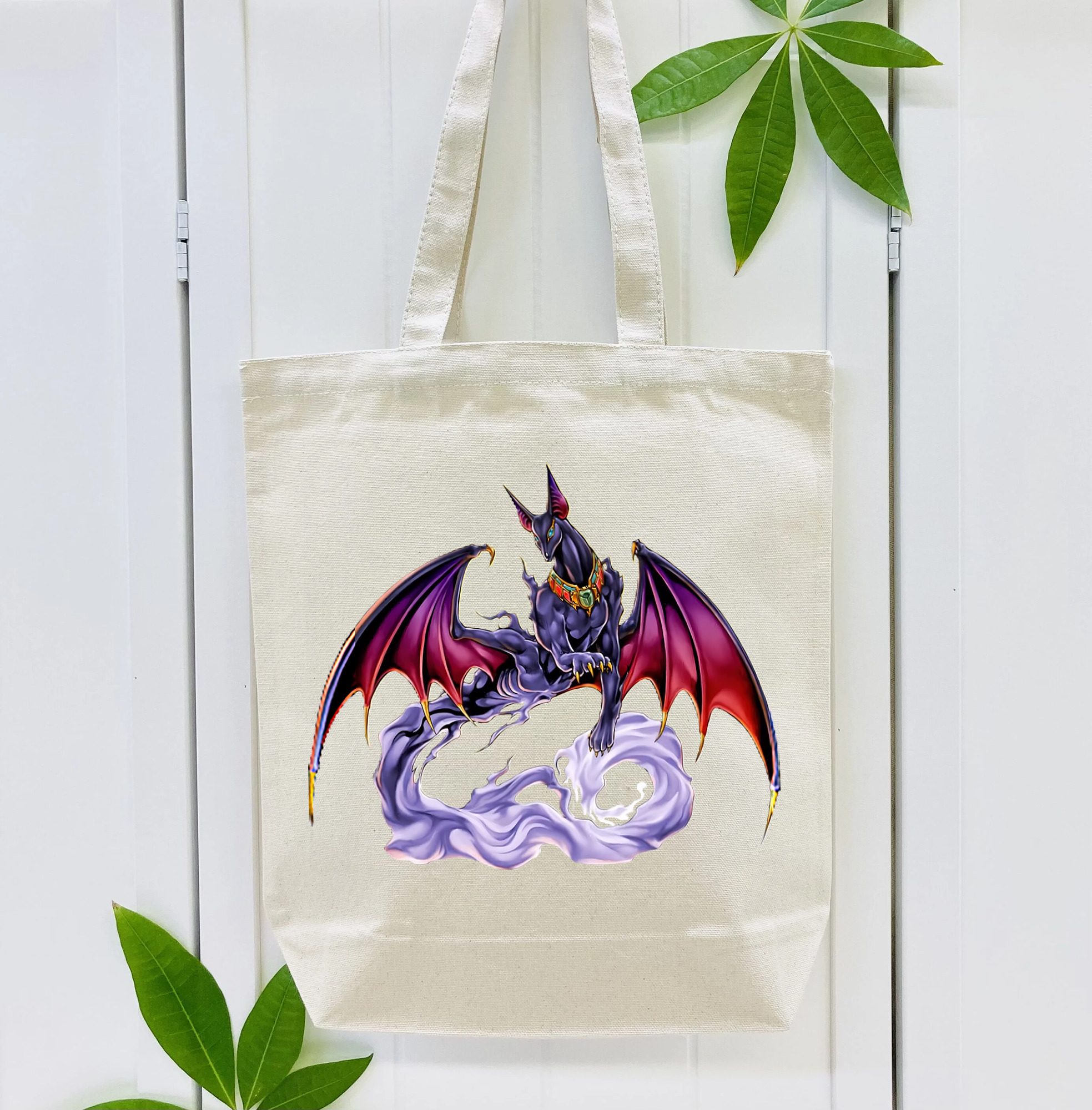 遊☆戯☆王 Yu-Gi-Oh! 縦型キャンバス生地手提げバッグ　トートバッグ