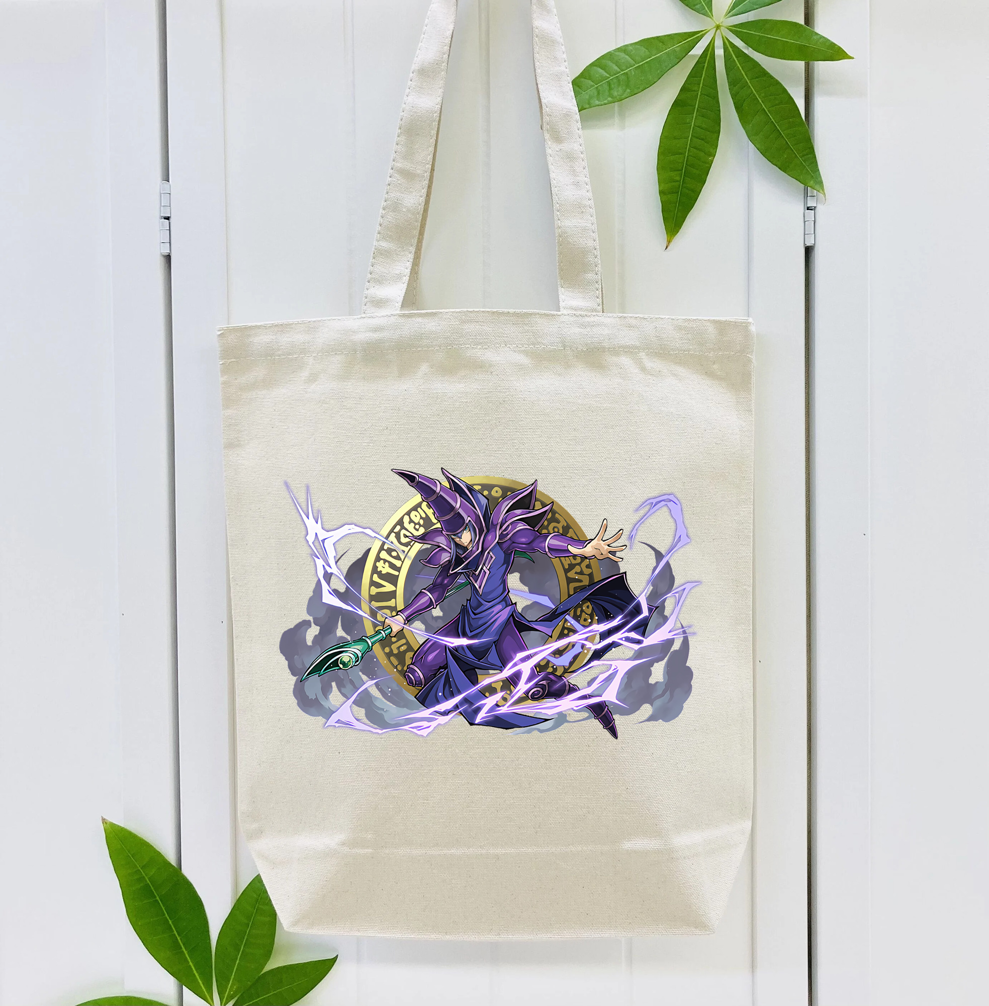 遊☆戯☆王 Yu-Gi-Oh! 縦型キャンバス生地手提げバッグ　トートバッグ