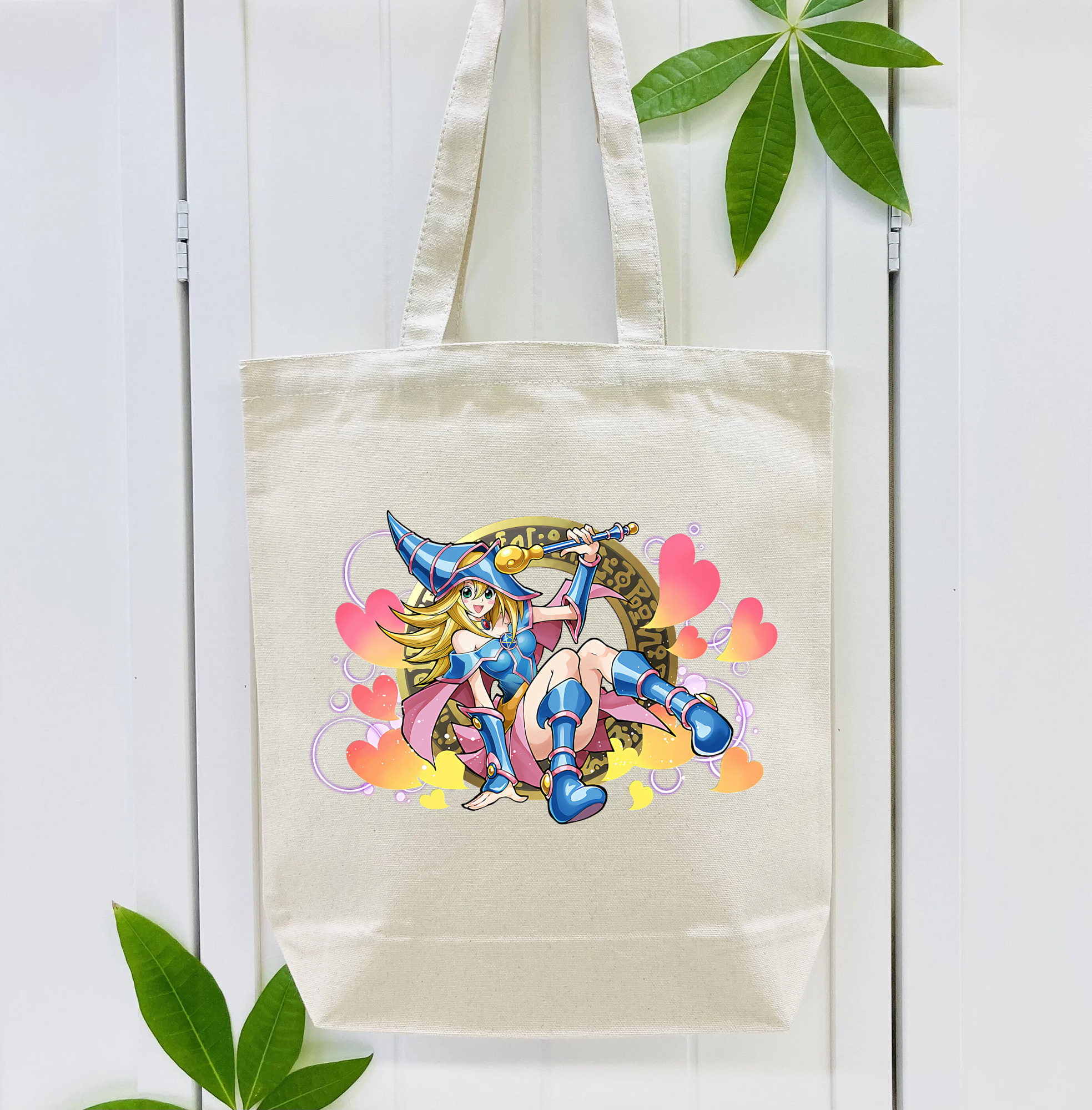 遊☆戯☆王 Yu-Gi-Oh! 縦型キャンバス生地手提げバッグ　トートバッグ