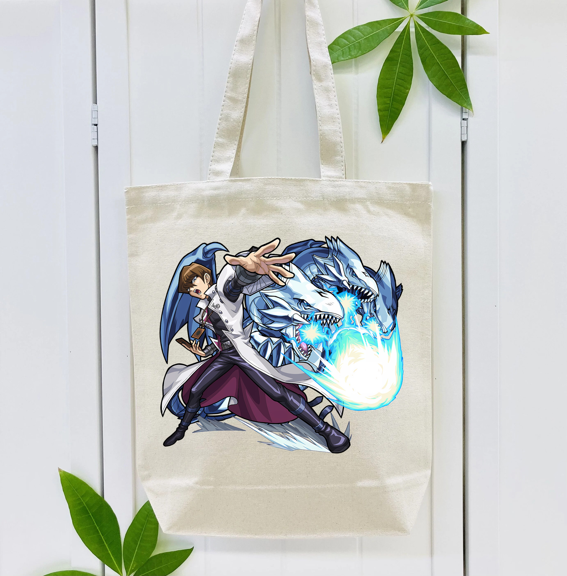 遊☆戯☆王 Yu-Gi-Oh! 縦型キャンバス生地手提げバッグ　トートバッグ