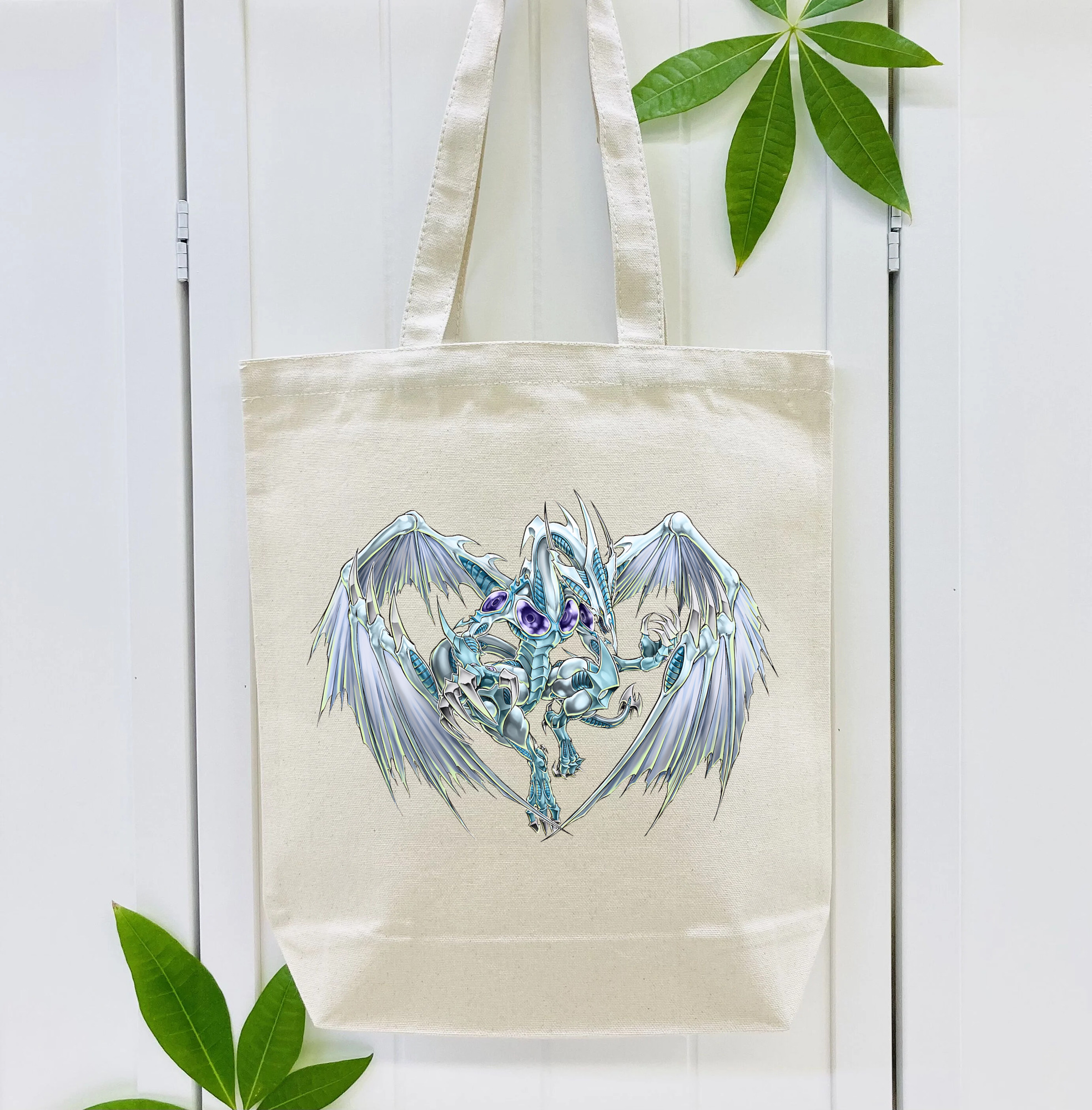 遊☆戯☆王 Yu-Gi-Oh! 縦型キャンバス生地手提げバッグ　トートバッグ