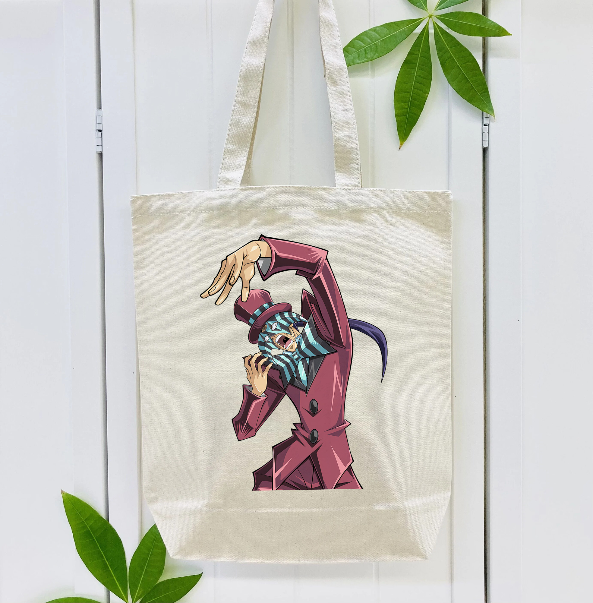 遊☆戯☆王 Yu-Gi-Oh! 縦型キャンバス生地手提げバッグ　トートバッグ