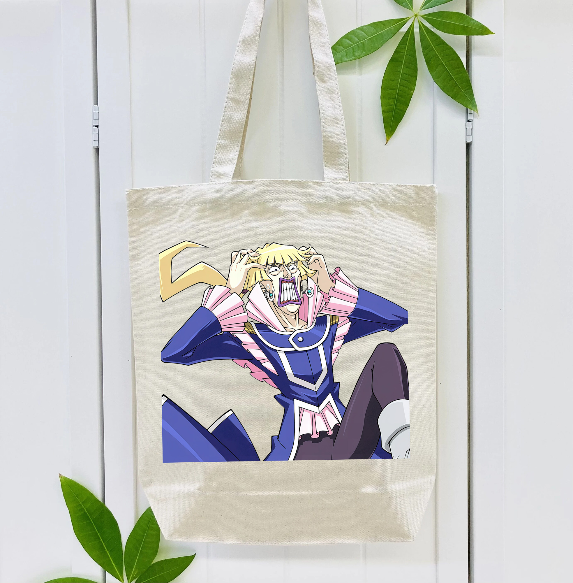 遊☆戯☆王 Yu-Gi-Oh! 縦型キャンバス生地手提げバッグ　トートバッグ