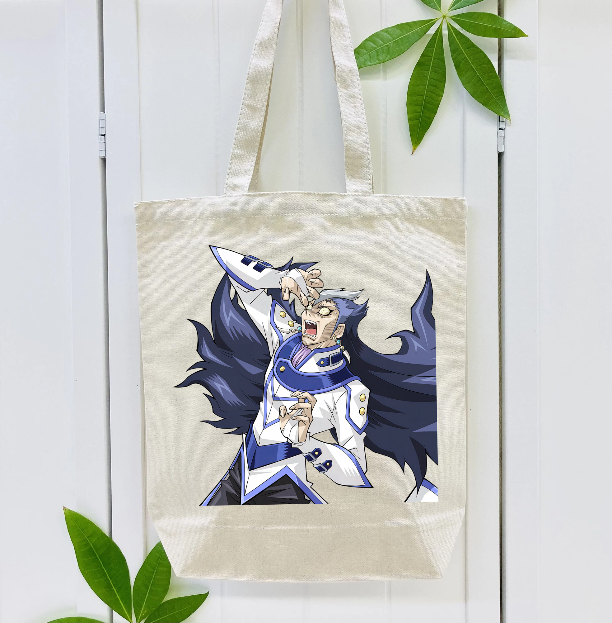 遊☆戯☆王 Yu-Gi-Oh! 縦型キャンバス生地手提げバッグ　トートバッグ