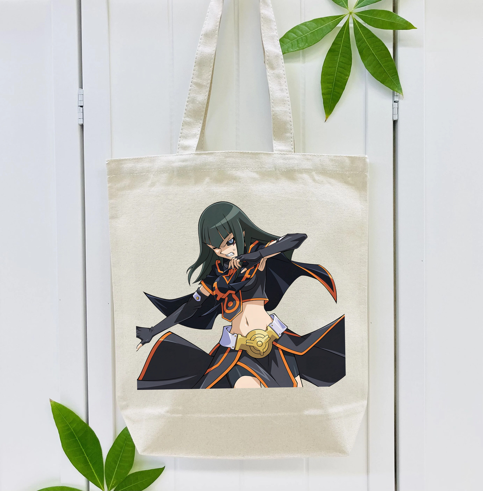 遊☆戯☆王 Yu-Gi-Oh! 縦型キャンバス生地手提げバッグ　トートバッグ