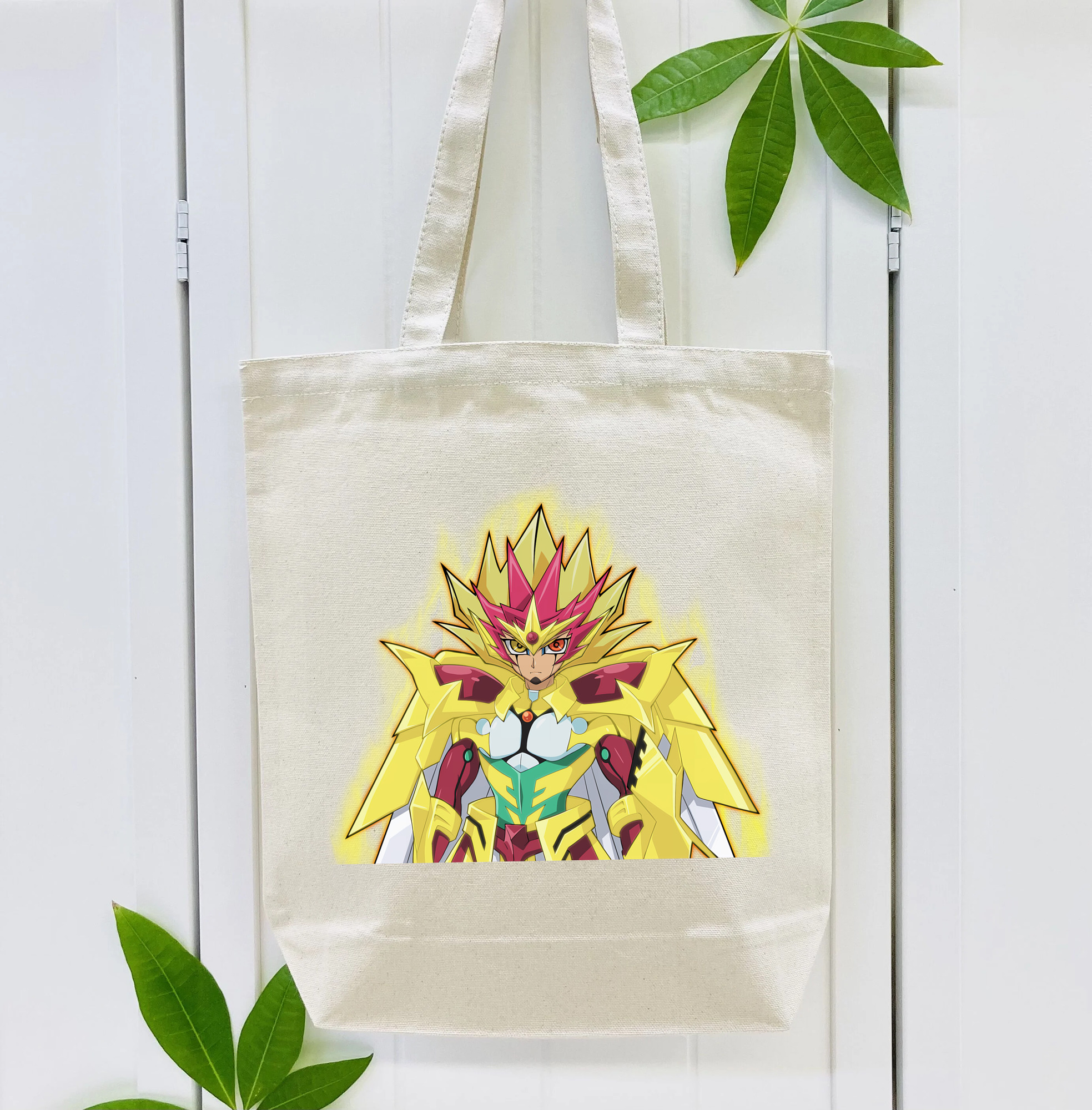 遊☆戯☆王 Yu-Gi-Oh! 縦型キャンバス生地手提げバッグ　トートバッグ