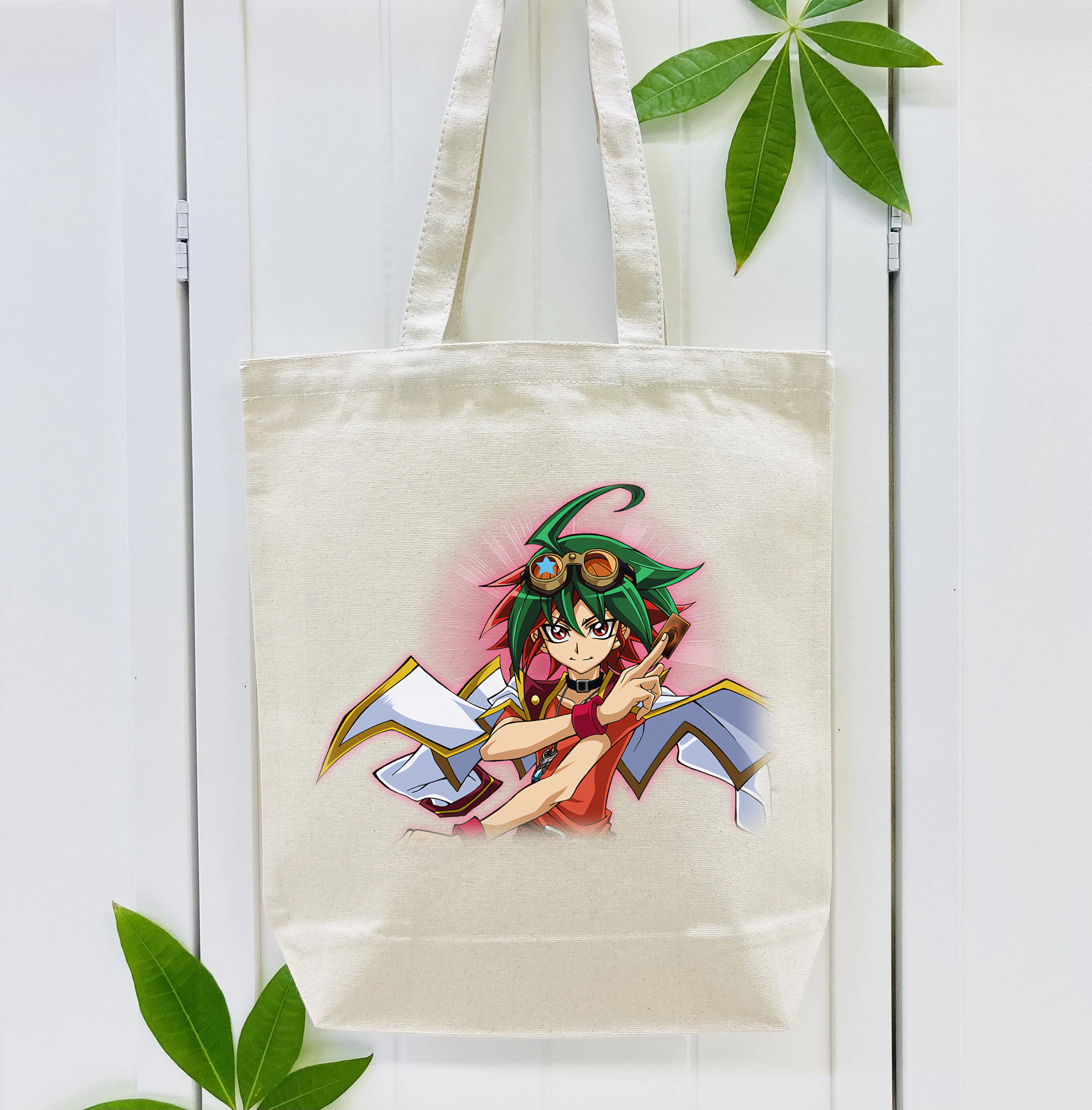 遊☆戯☆王 Yu-Gi-Oh! 縦型キャンバス生地手提げバッグ　トートバッグ