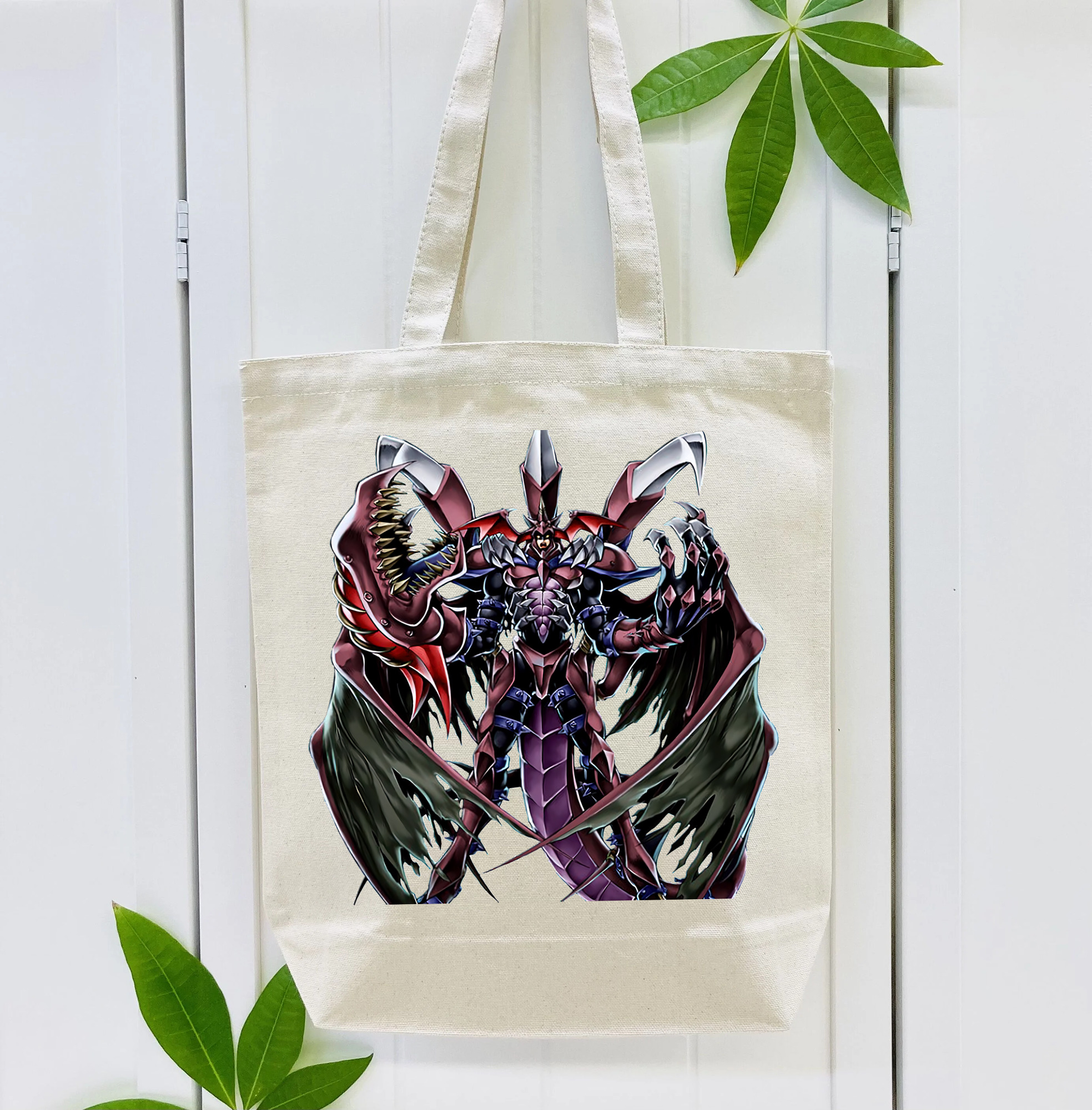遊☆戯☆王 Yu-Gi-Oh! 縦型キャンバス生地手提げバッグ　トートバッグ