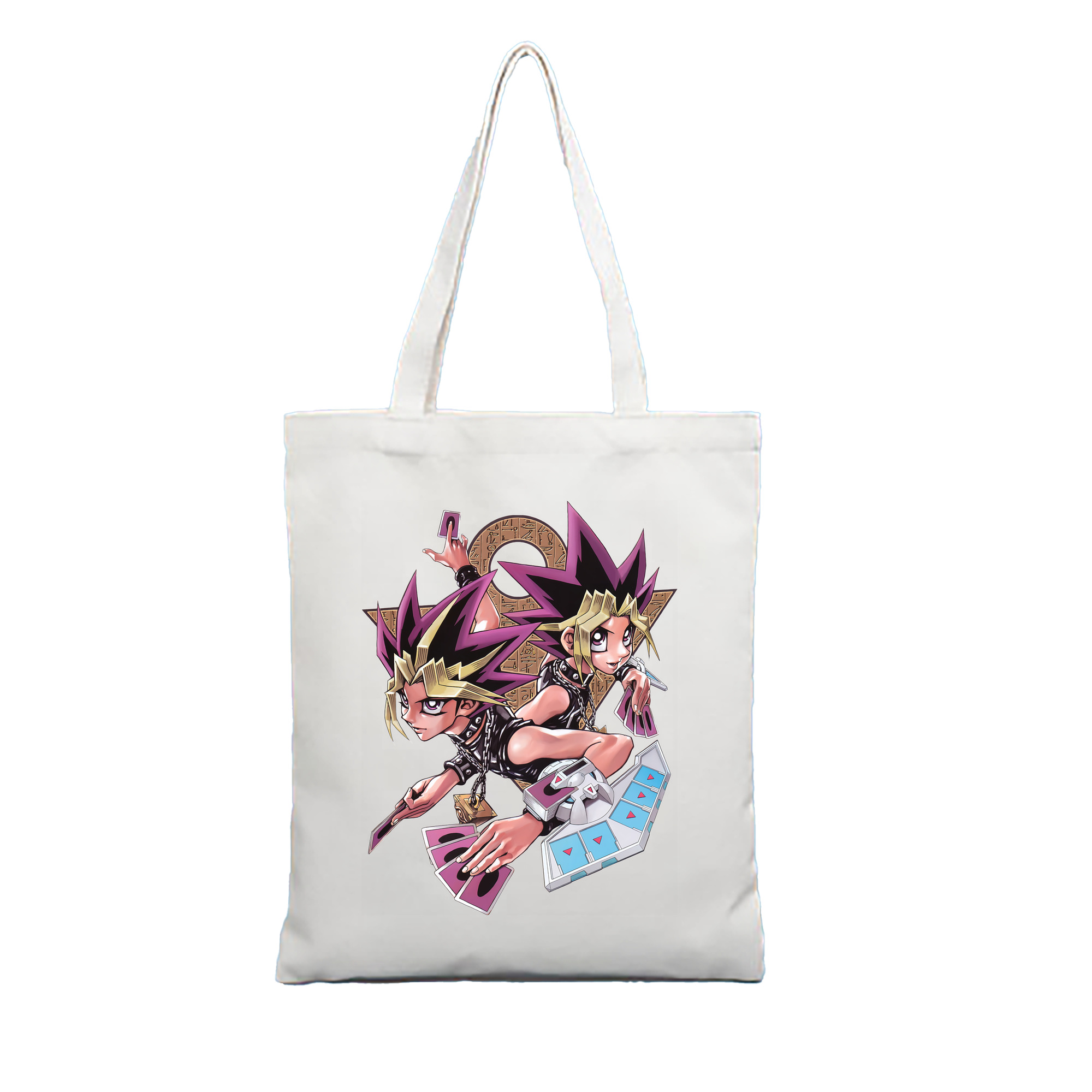 （画像用） 遊☆戯☆王 Yu-Gi-Oh! 縦型キャンバス生地手提げバッグ　トートバッグ