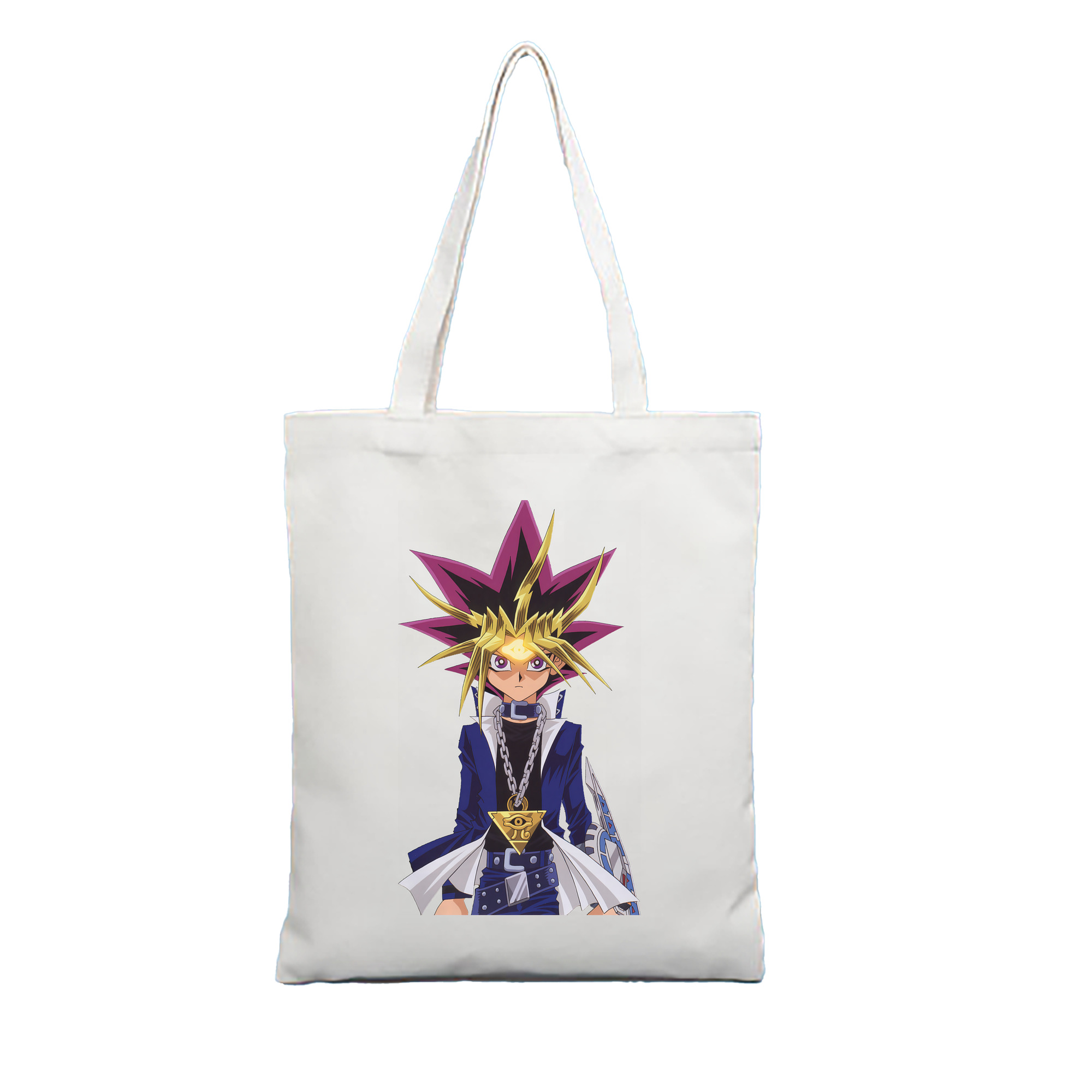 （画像用） 遊☆戯☆王 Yu-Gi-Oh! 縦型キャンバス生地手提げバッグ　トートバッグ