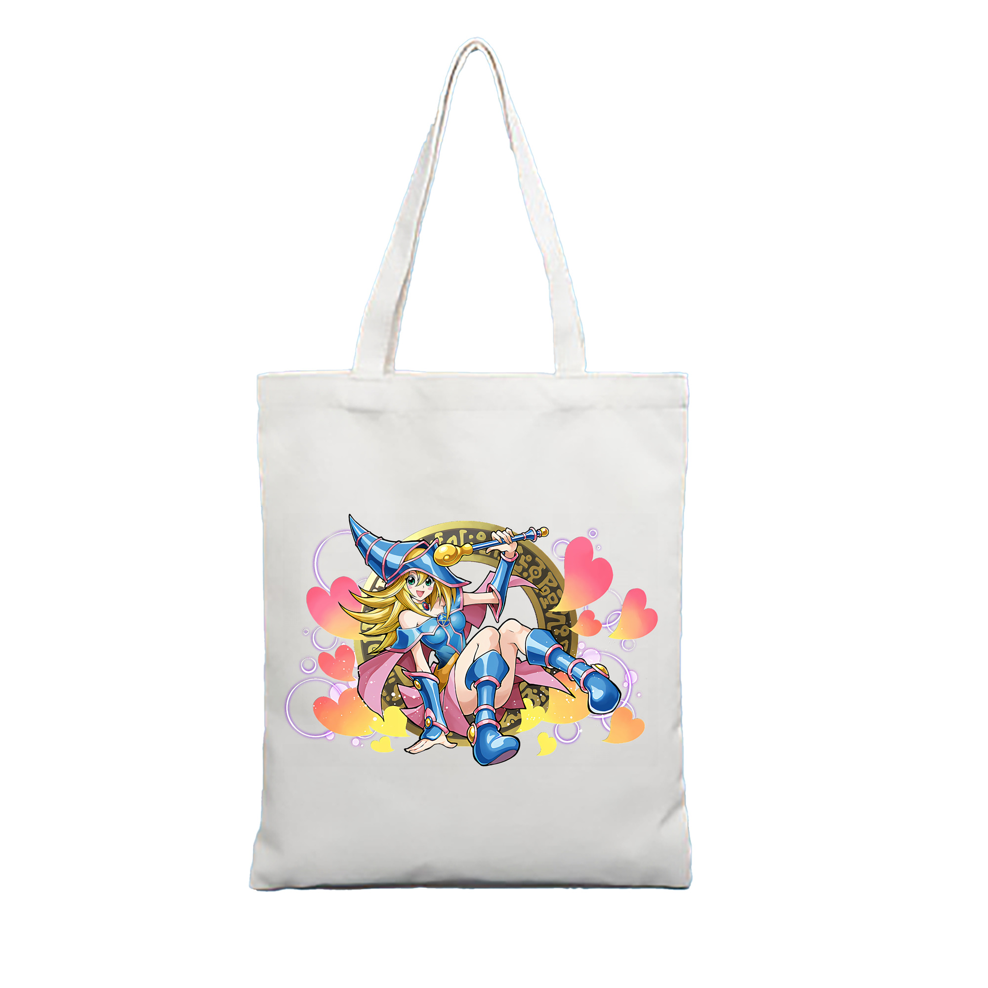 （画像用） 遊☆戯☆王 Yu-Gi-Oh! 縦型キャンバス生地手提げバッグ　トートバッグ