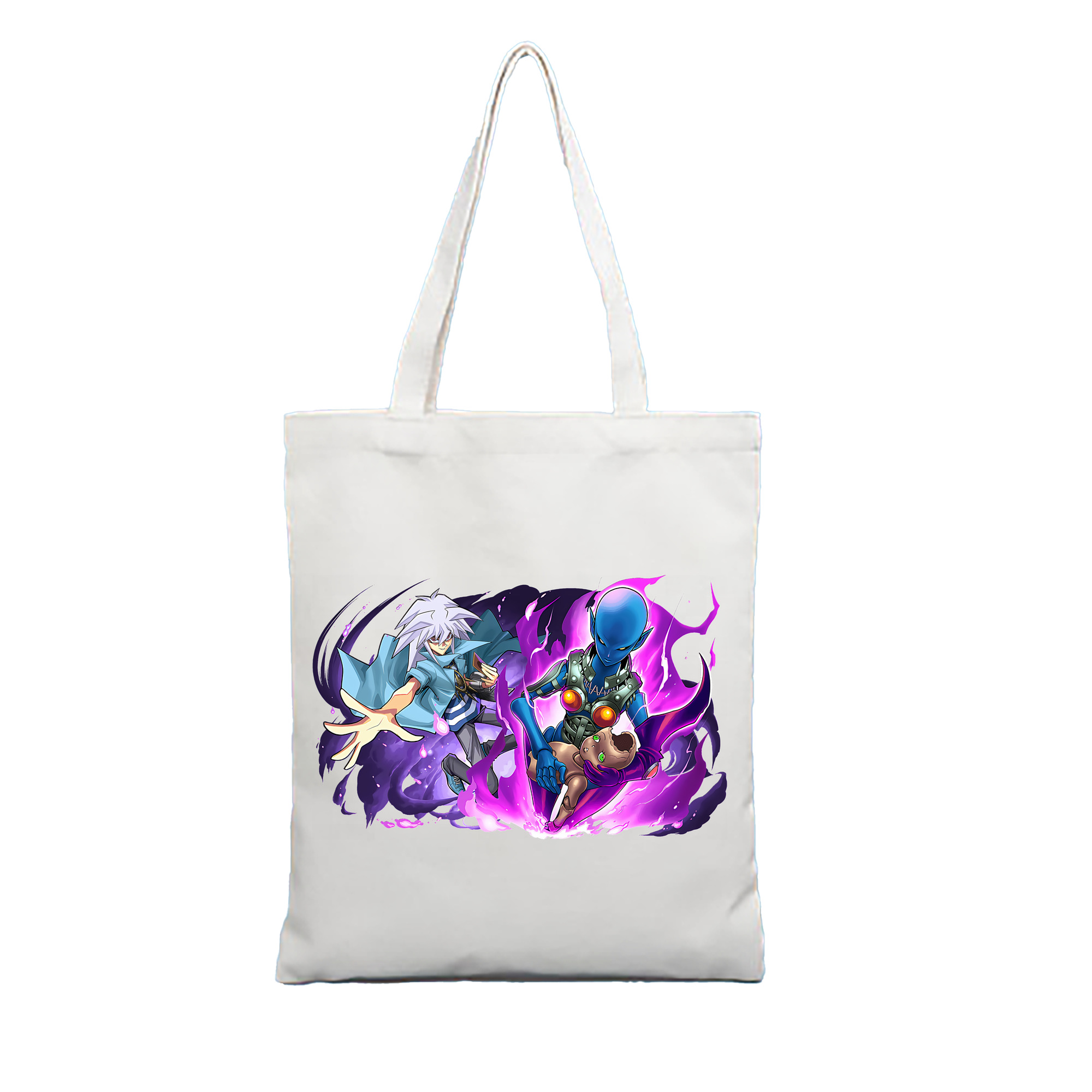 （画像用） 遊☆戯☆王 Yu-Gi-Oh! 縦型キャンバス生地手提げバッグ　トートバッグ