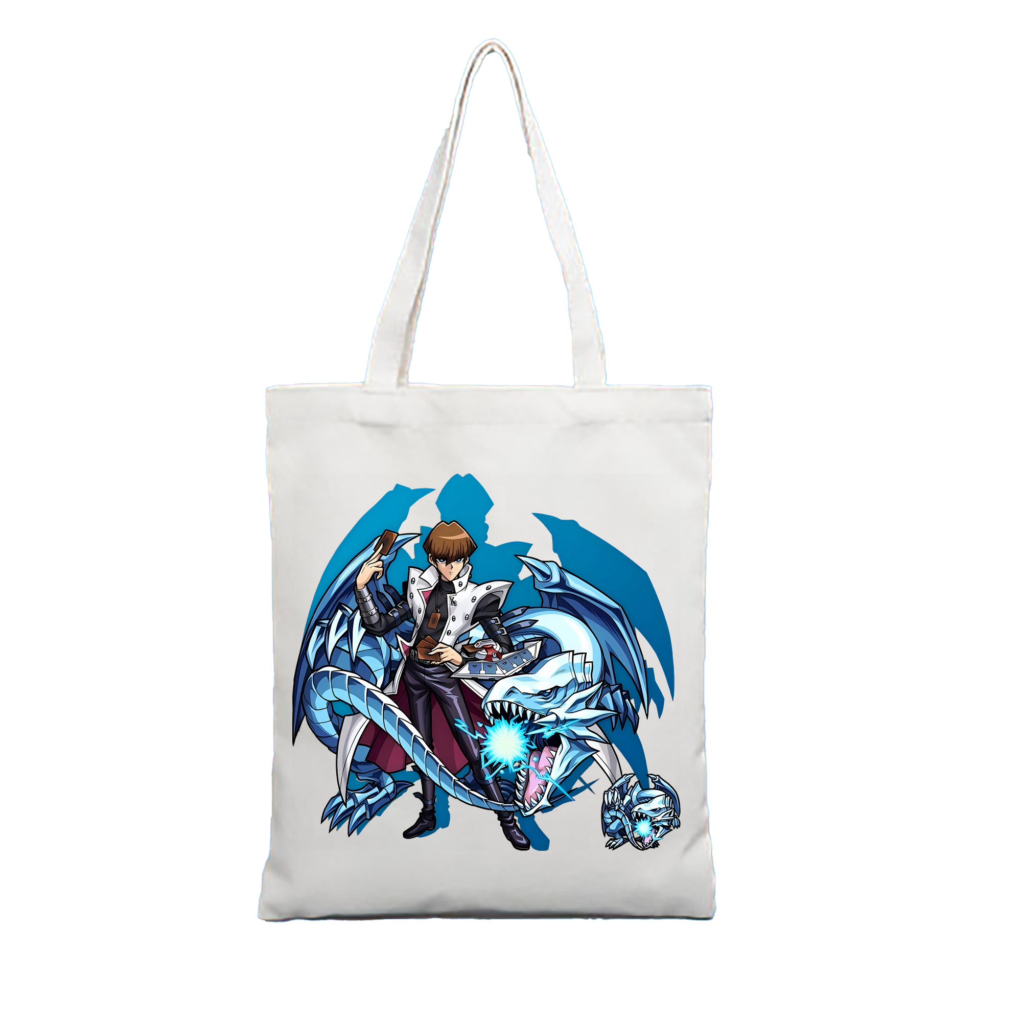 （画像用） 遊☆戯☆王 Yu-Gi-Oh! 縦型キャンバス生地手提げバッグ　トートバッグ