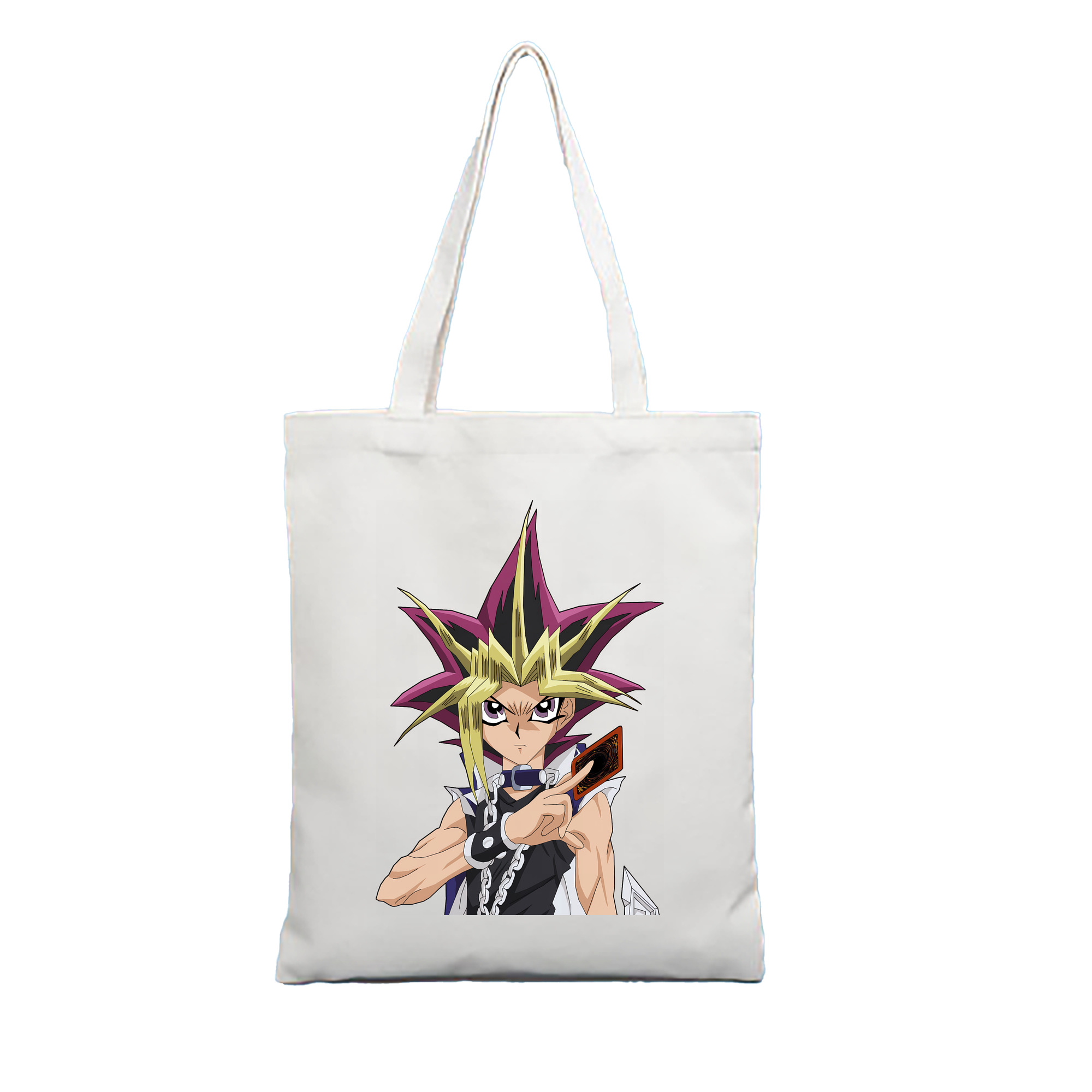 （画像用） 遊☆戯☆王 Yu-Gi-Oh! 縦型キャンバス生地手提げバッグ　トートバッグ