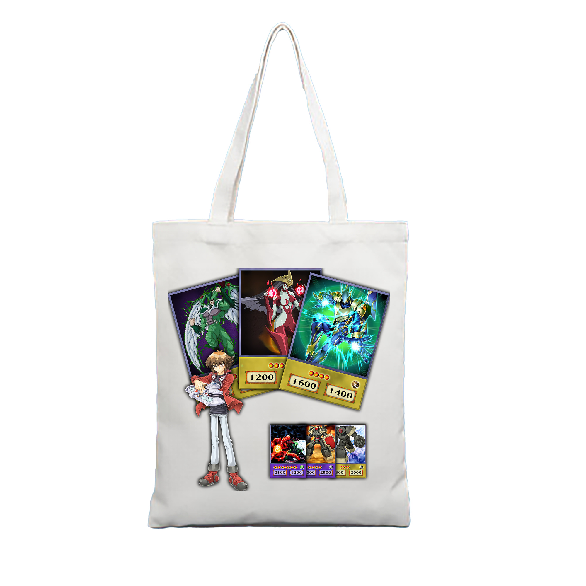（画像用） 遊☆戯☆王 Yu-Gi-Oh! 縦型キャンバス生地手提げバッグ　トートバッグ