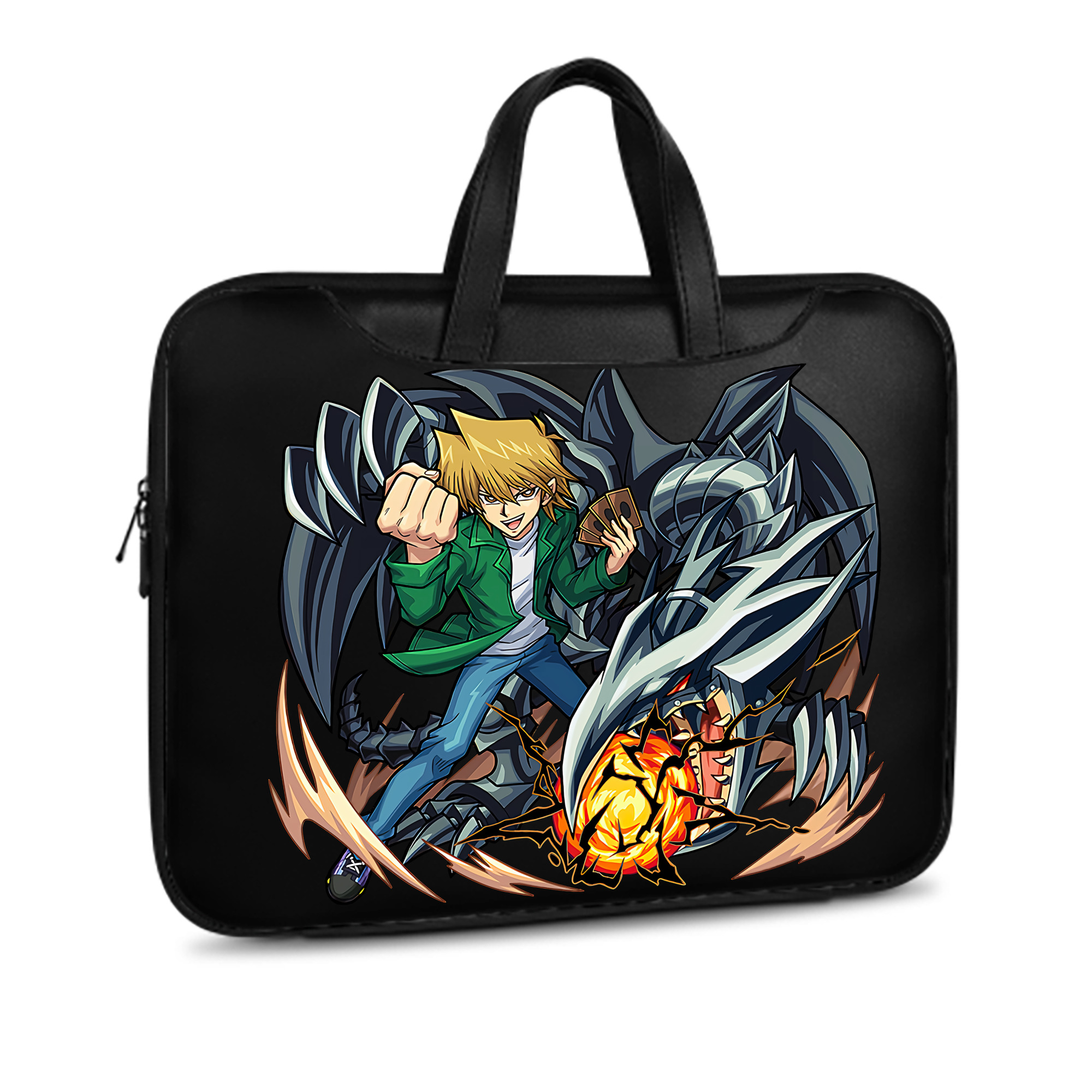 （画像用） 遊☆戯☆王 Yu-Gi-Oh! レザーラップトップバッグ　ノートパソコンケース