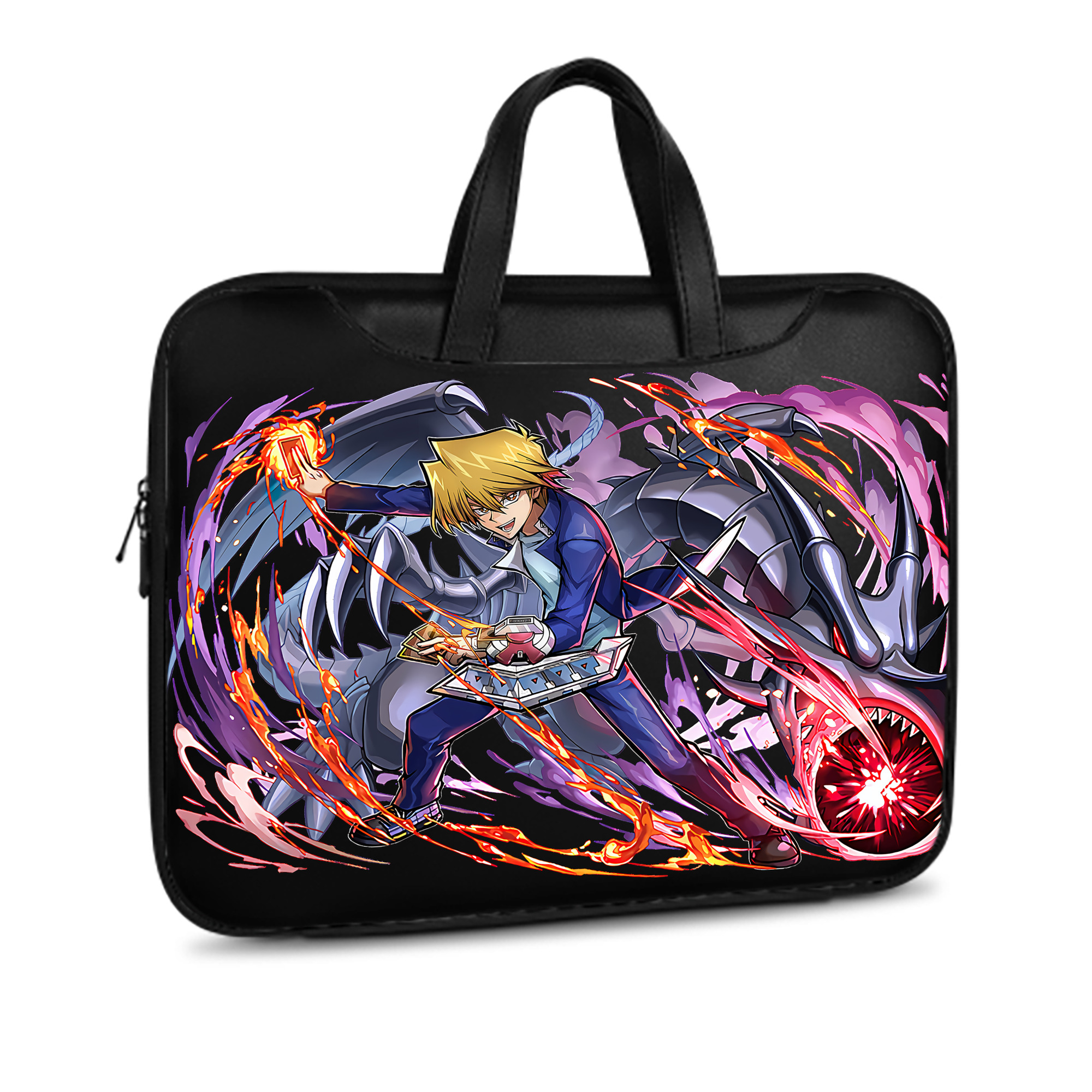 （画像用） 遊☆戯☆王 Yu-Gi-Oh! レザーラップトップバッグ　ノートパソコンケース