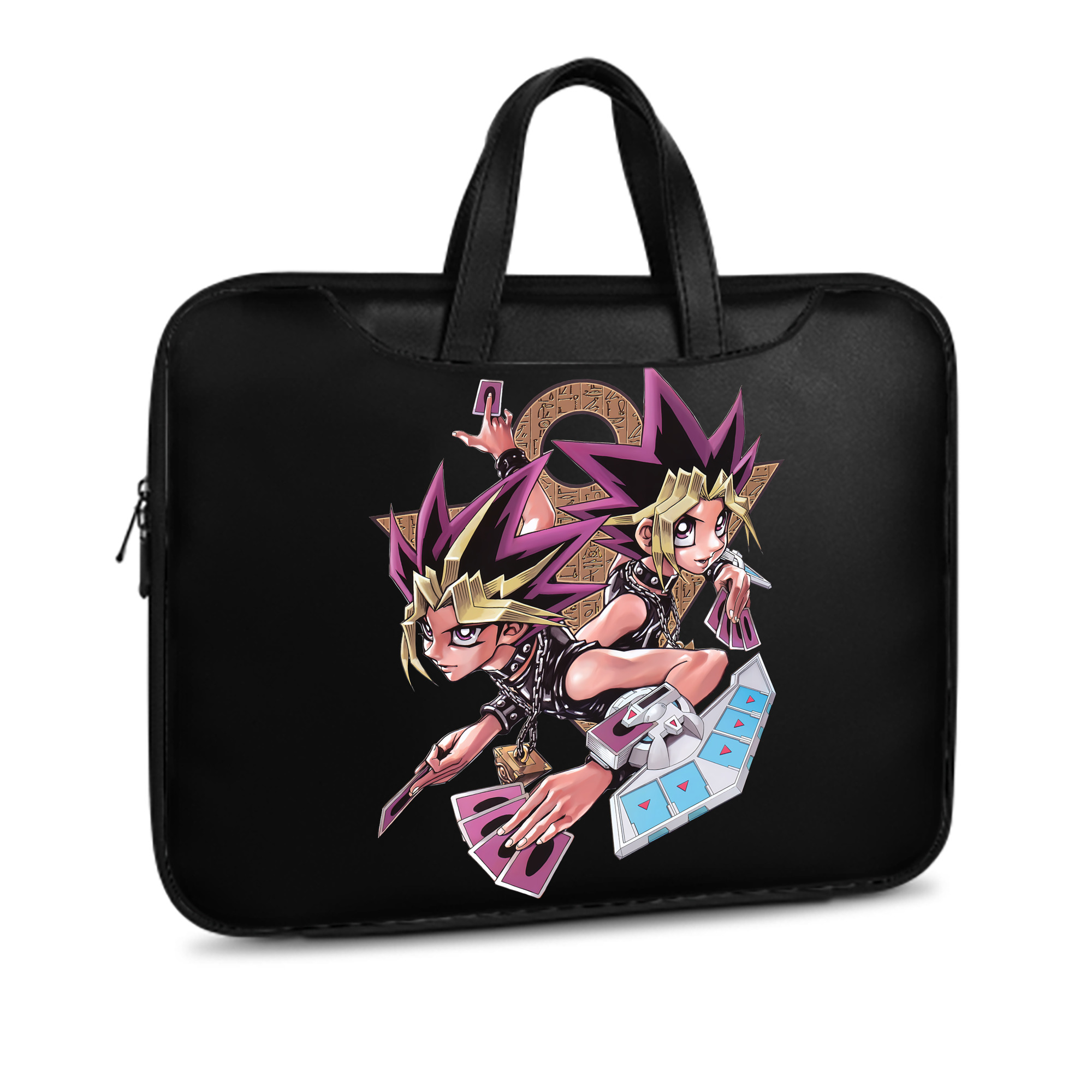 （画像用） 遊☆戯☆王 Yu-Gi-Oh! レザーラップトップバッグ　ノートパソコンケース