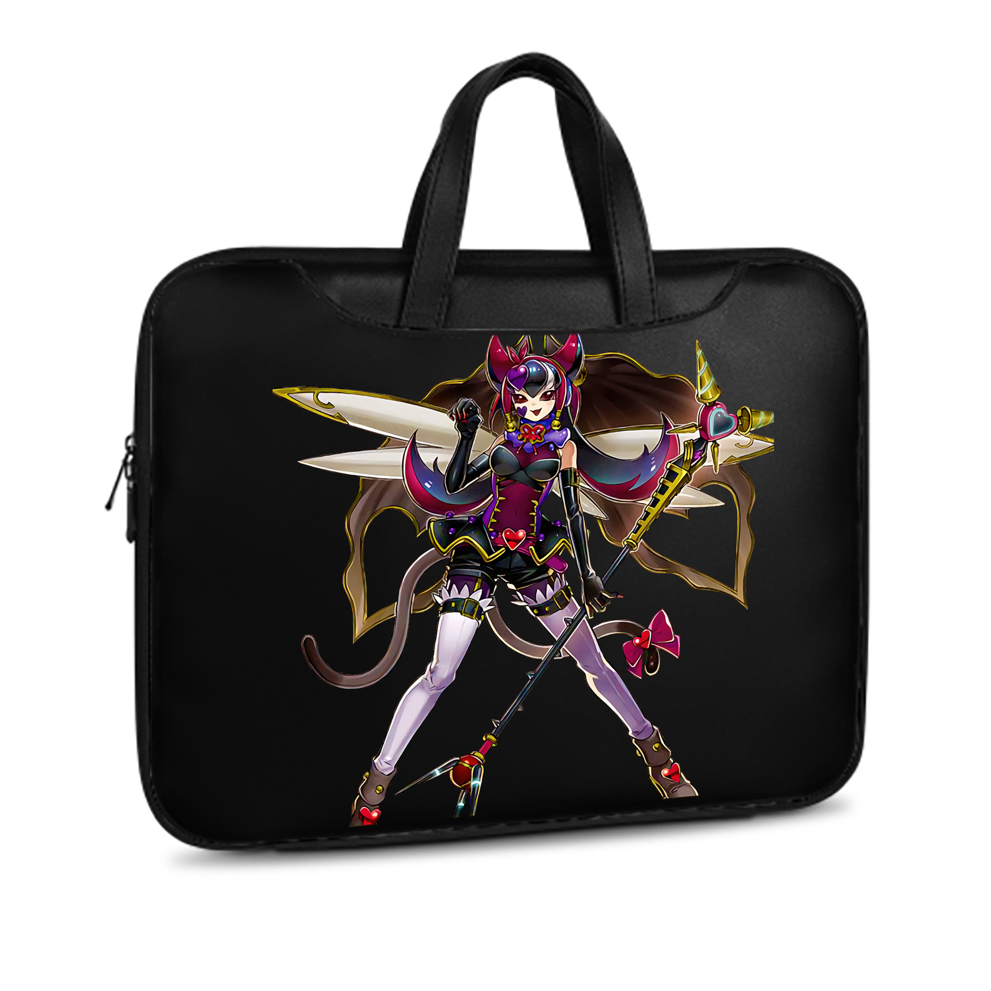 （画像用） 遊☆戯☆王 Yu-Gi-Oh! レザーラップトップバッグ　ノートパソコンケース