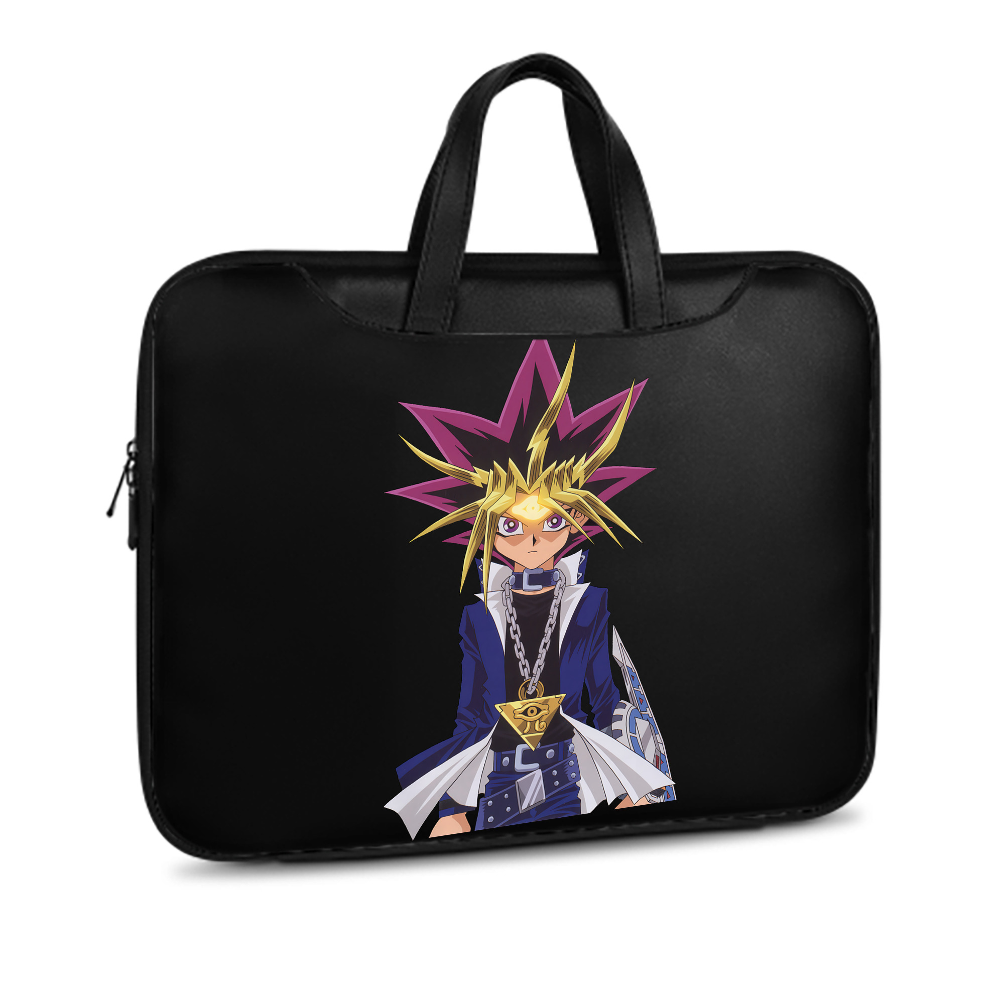 （画像用） 遊☆戯☆王 Yu-Gi-Oh! レザーラップトップバッグ　ノートパソコンケース