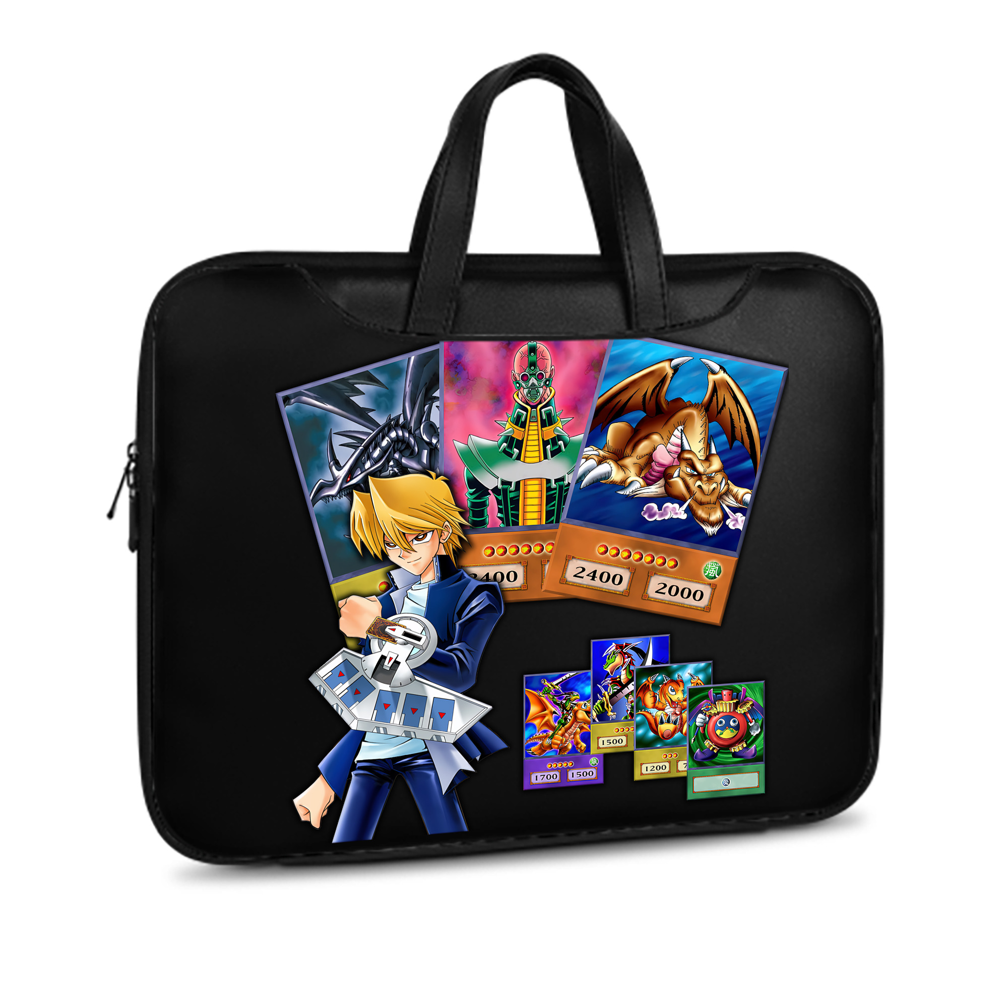 （画像用） 遊☆戯☆王 Yu-Gi-Oh! レザーラップトップバッグ　ノートパソコンケース