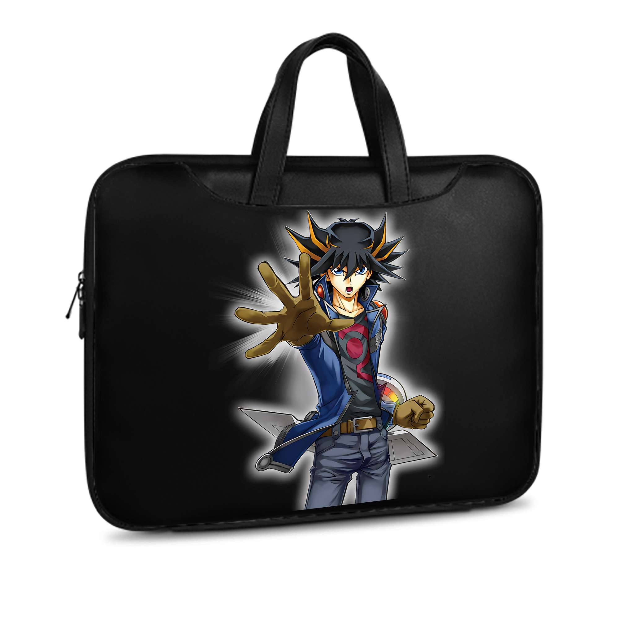 （画像用） 遊☆戯☆王 Yu-Gi-Oh! レザーラップトップバッグ　ノートパソコンケース
