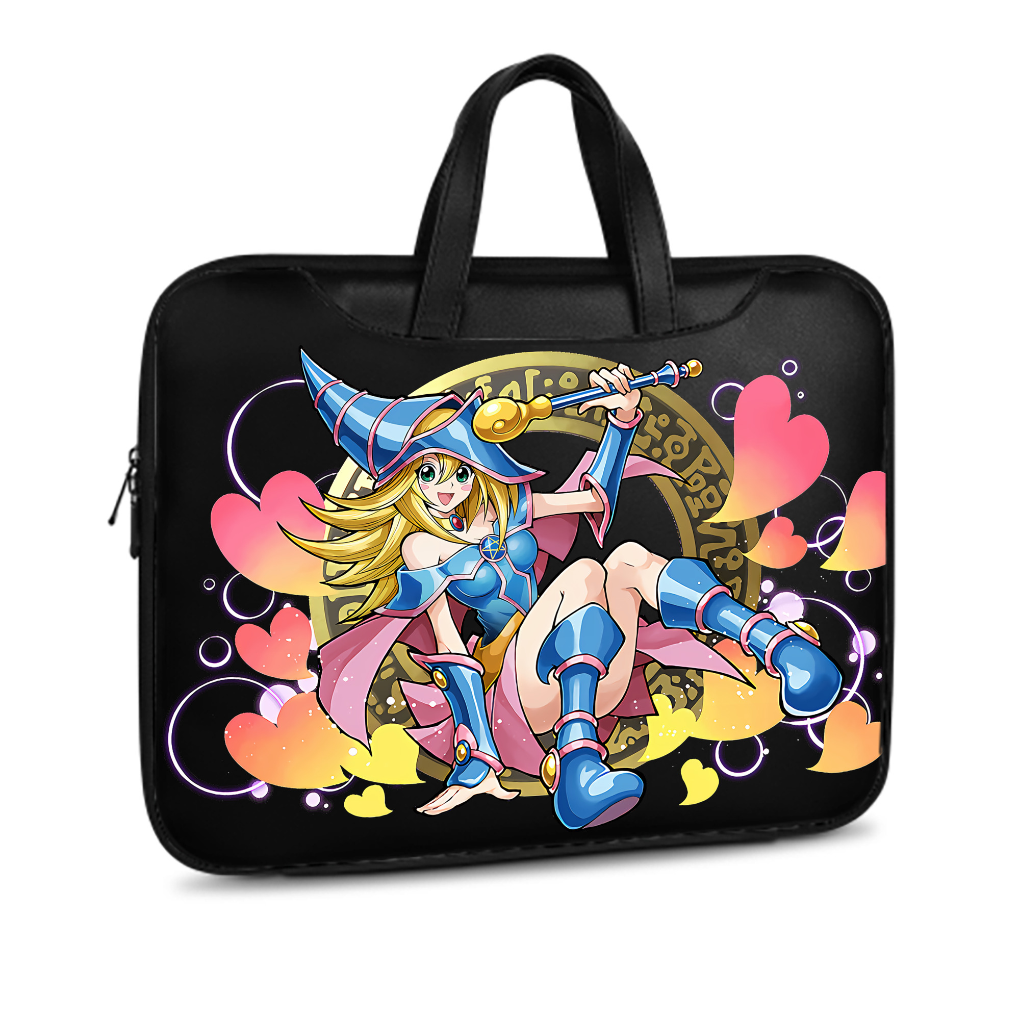 （画像用） 遊☆戯☆王 Yu-Gi-Oh! レザーラップトップバッグ　ノートパソコンケース