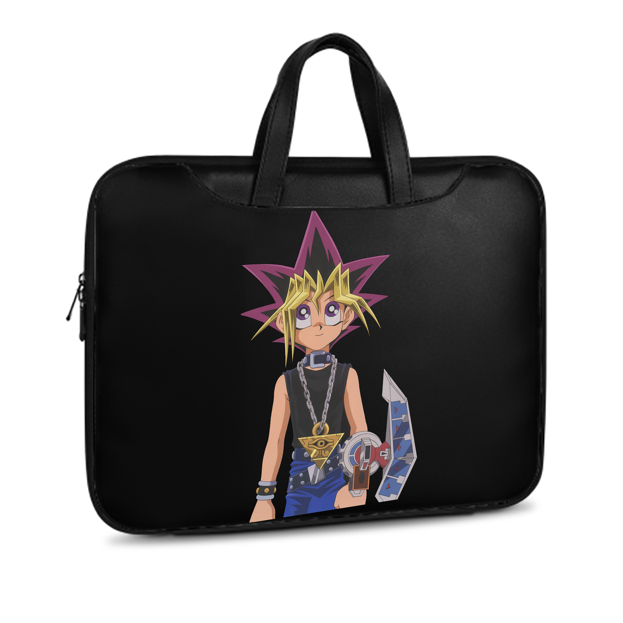 （画像用） 遊☆戯☆王 Yu-Gi-Oh! レザーラップトップバッグ　ノートパソコンケース