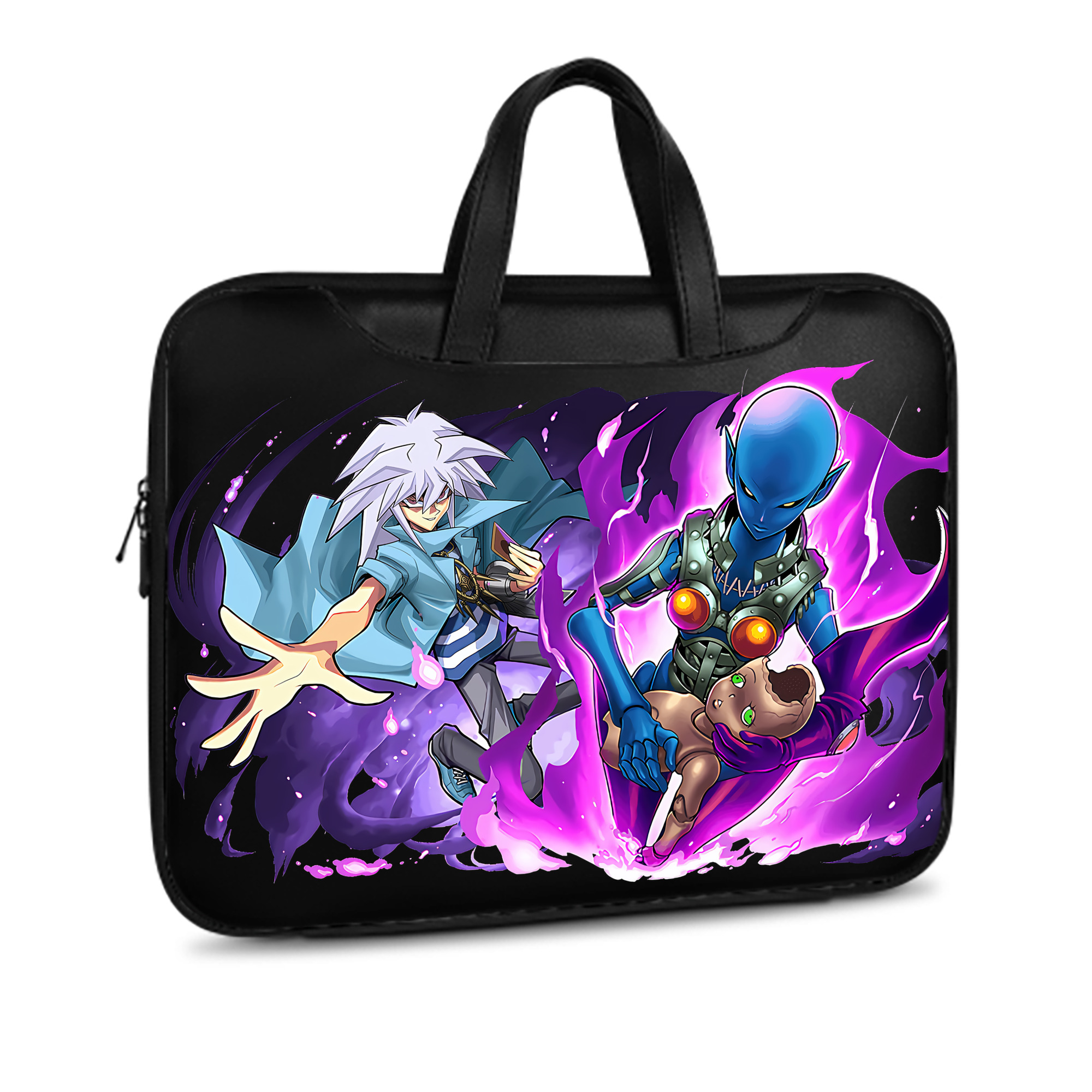 （画像用） 遊☆戯☆王 Yu-Gi-Oh! レザーラップトップバッグ　ノートパソコンケース