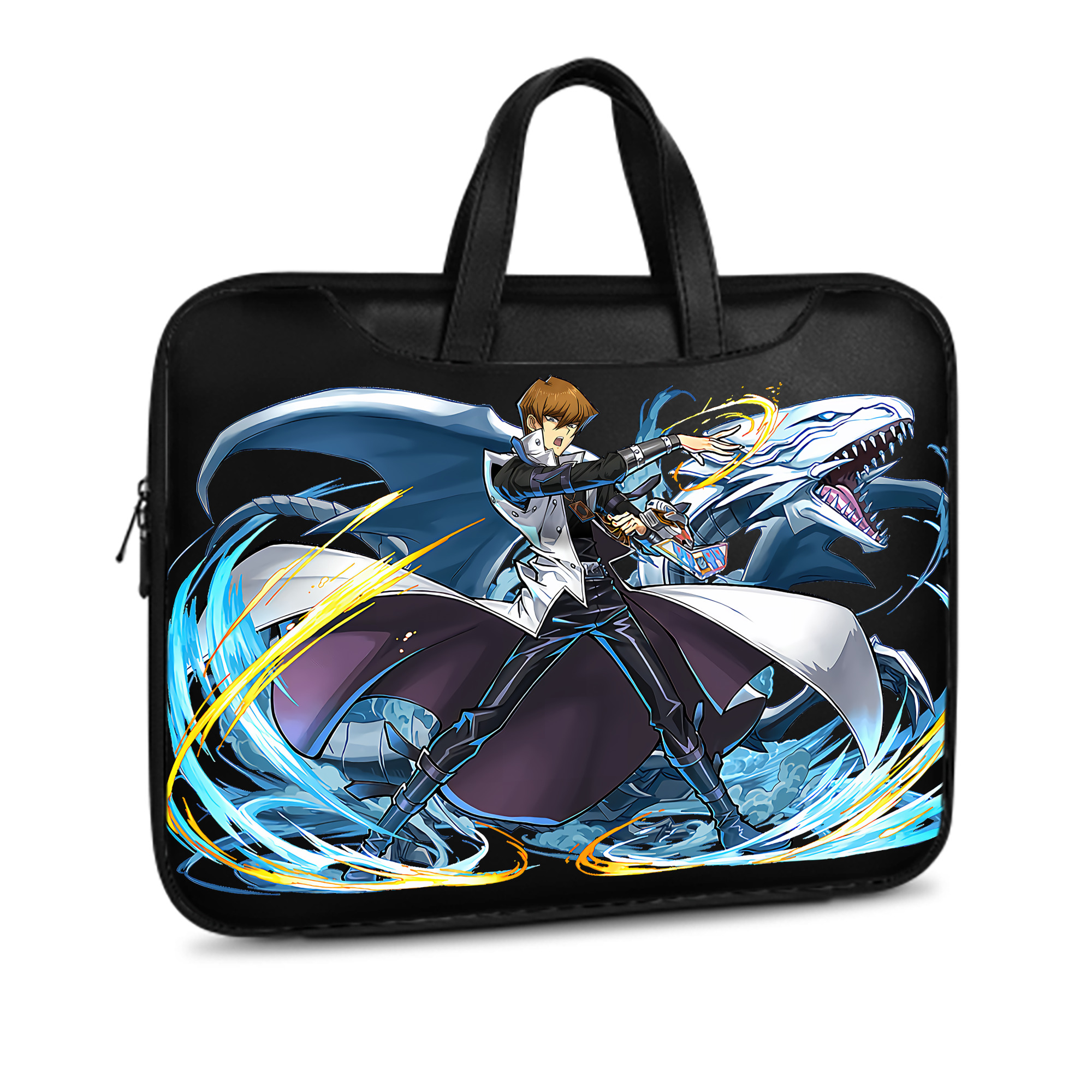 （画像用） 遊☆戯☆王 Yu-Gi-Oh! レザーラップトップバッグ　ノートパソコンケース