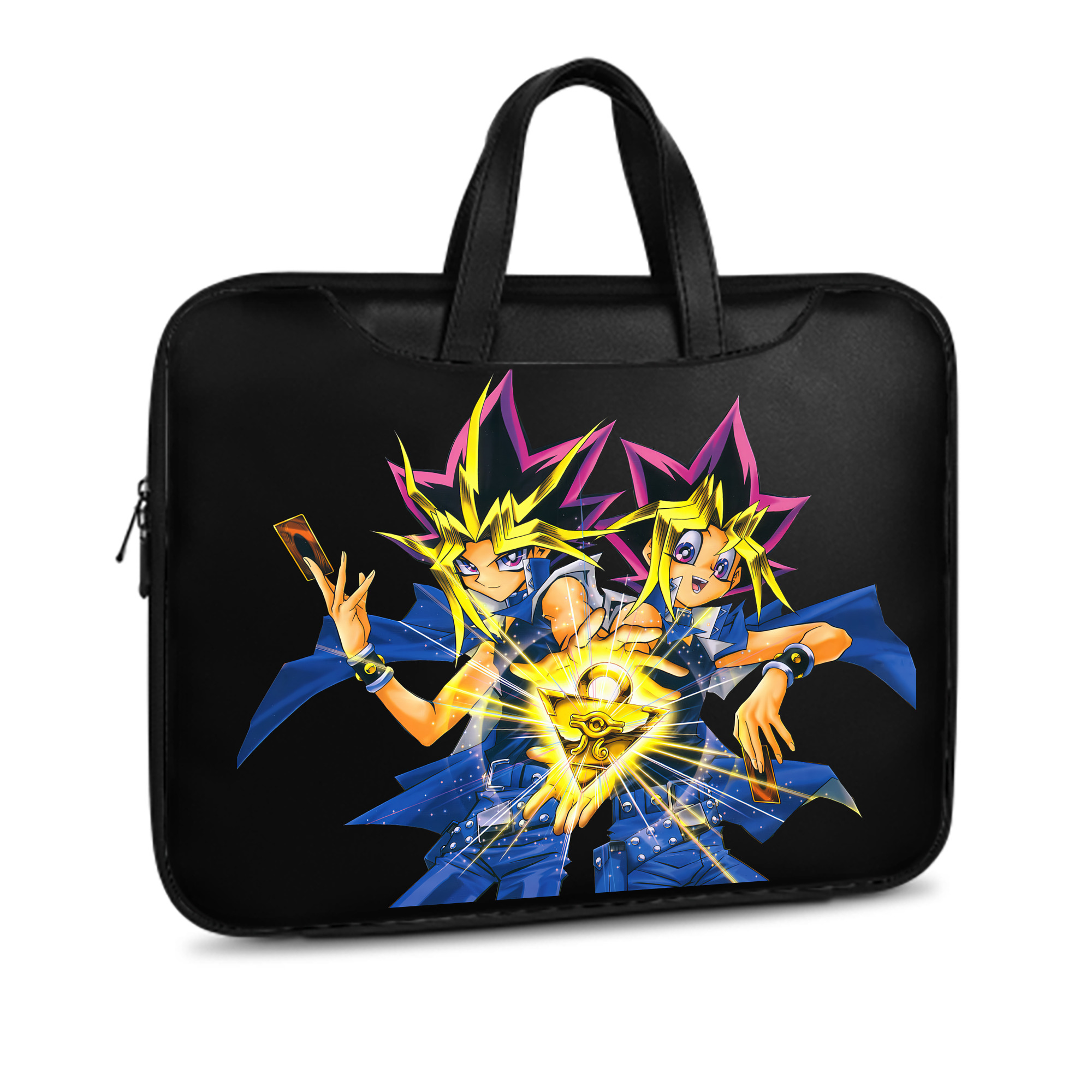 （画像用） 遊☆戯☆王 Yu-Gi-Oh! レザーラップトップバッグ　ノートパソコンケース
