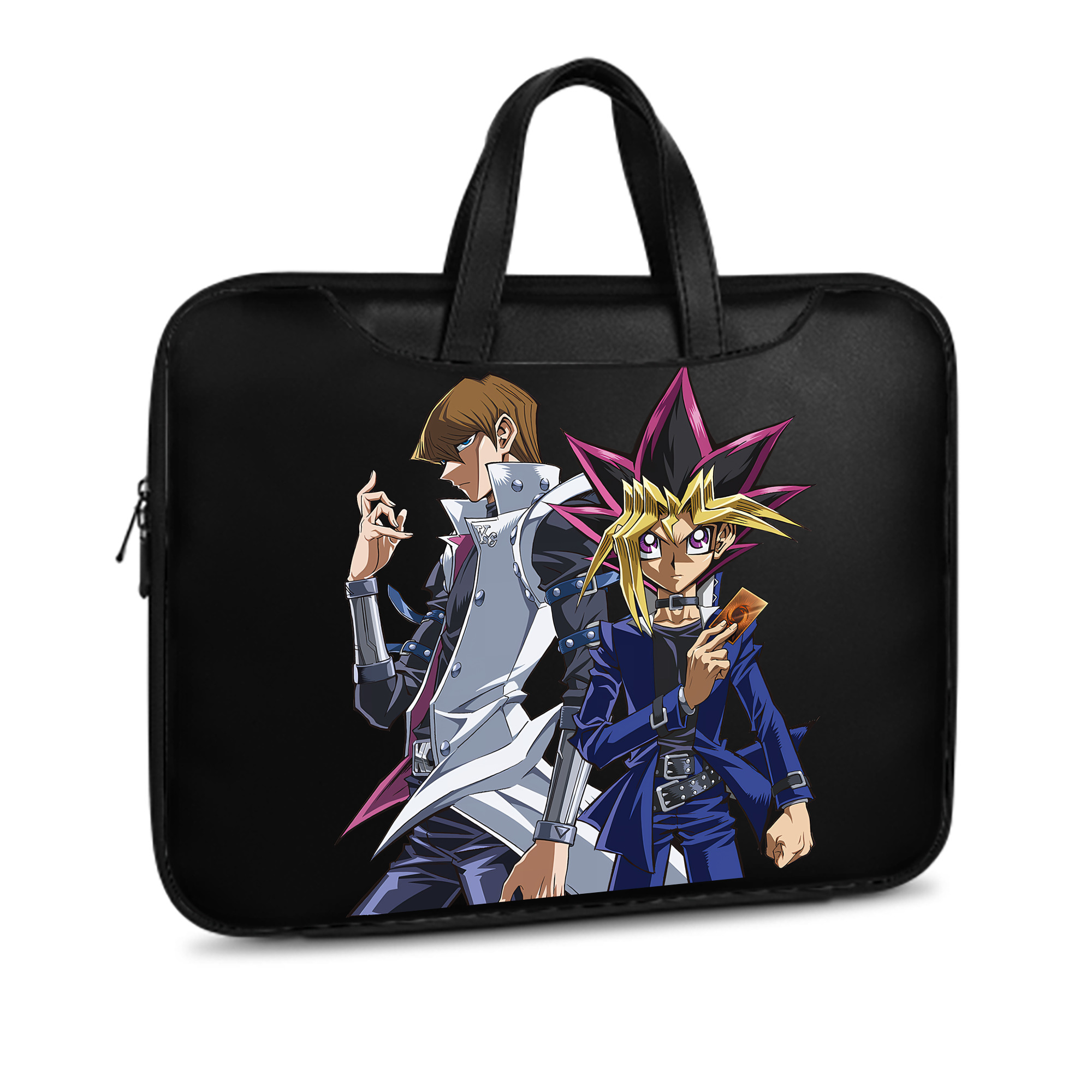 （画像用） 遊☆戯☆王 Yu-Gi-Oh! レザーラップトップバッグ　ノートパソコンケース