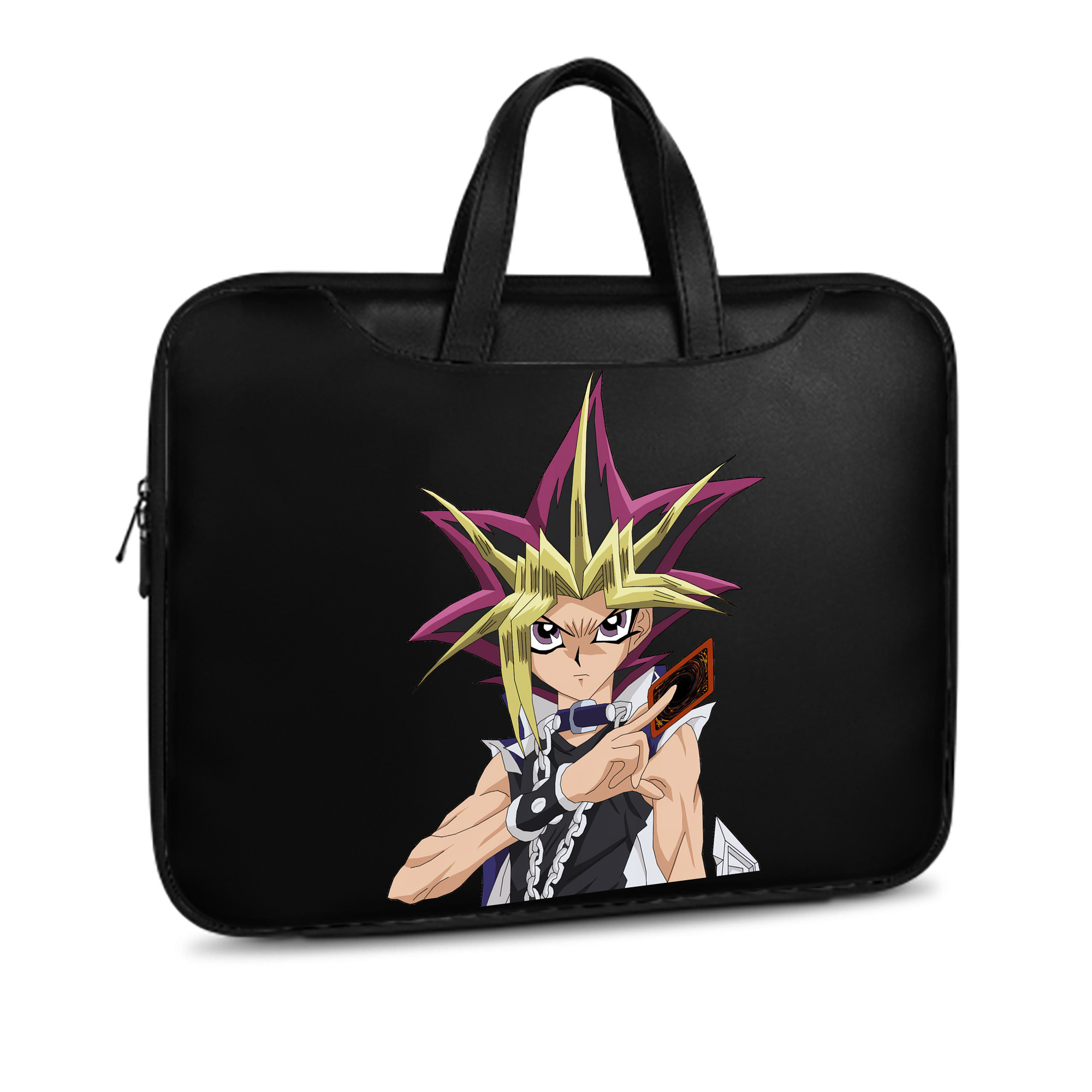 （画像用） 遊☆戯☆王 Yu-Gi-Oh! レザーラップトップバッグ　ノートパソコンケース