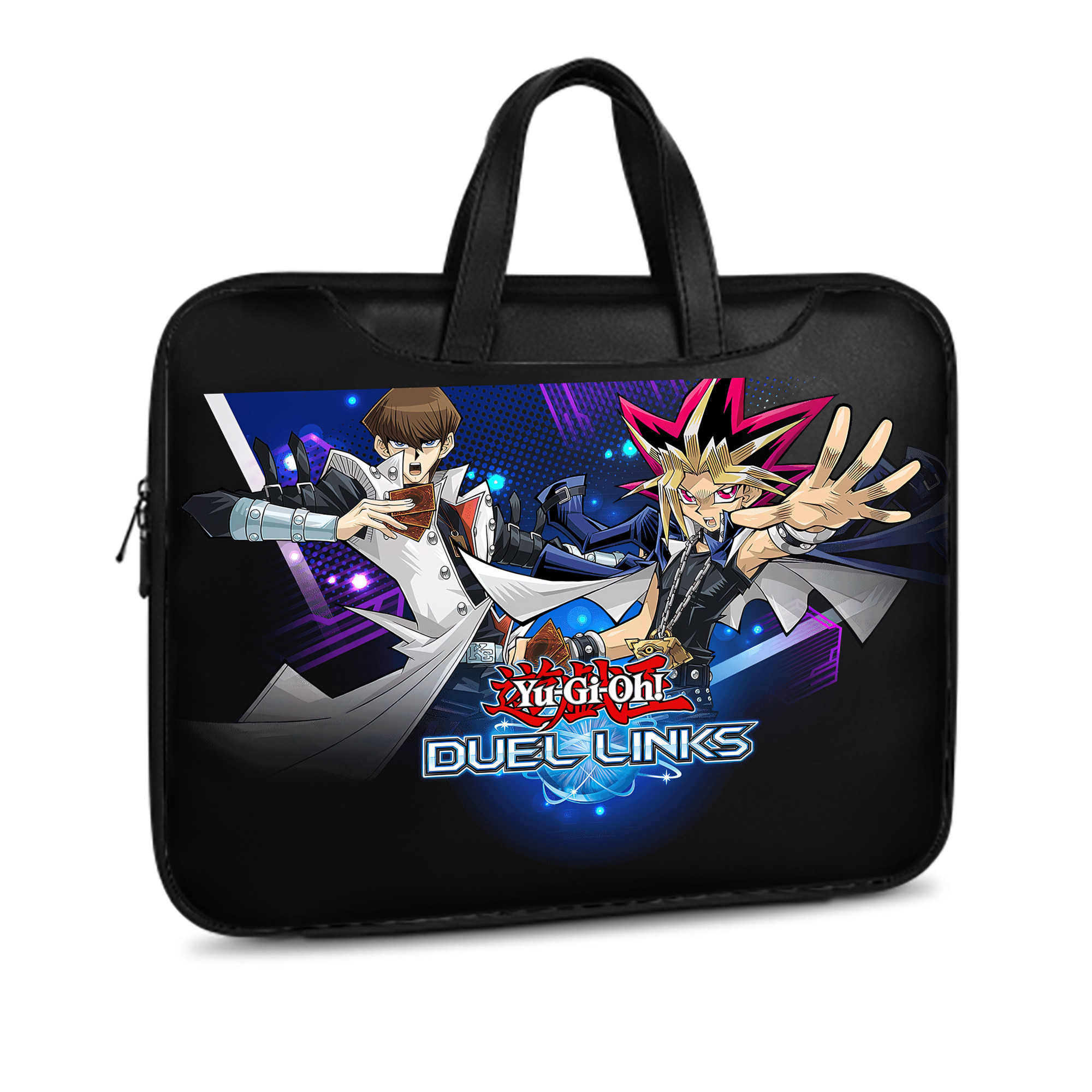 （画像用） 遊☆戯☆王 Yu-Gi-Oh! レザーラップトップバッグ　ノートパソコンケース