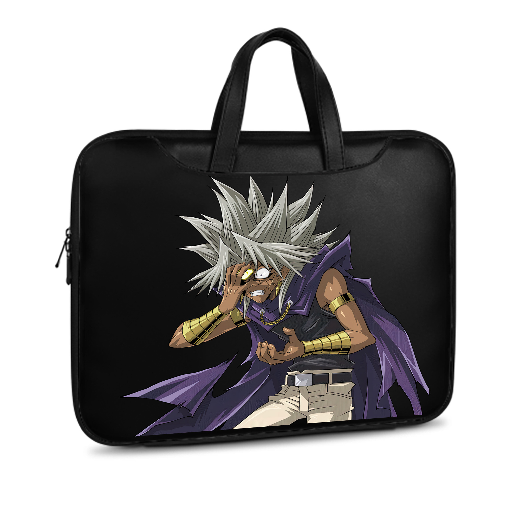 （画像用） 遊☆戯☆王 Yu-Gi-Oh! レザーラップトップバッグ　ノートパソコンケース