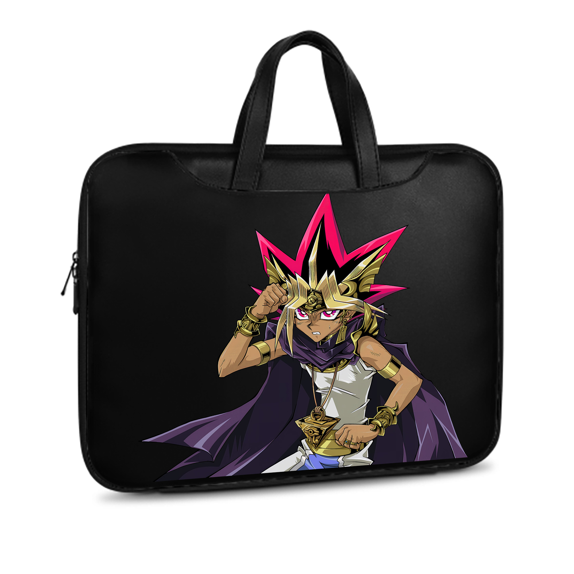 （画像用） 遊☆戯☆王 Yu-Gi-Oh! レザーラップトップバッグ　ノートパソコンケース