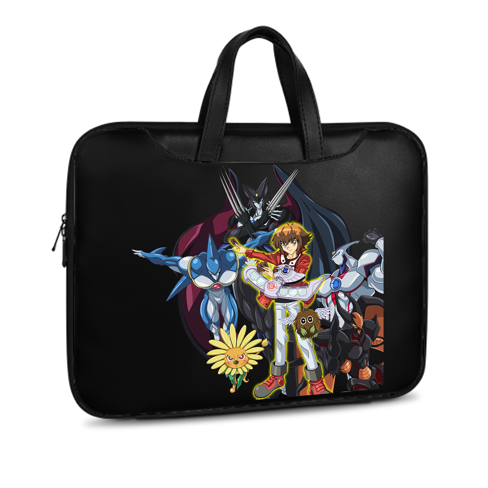 （画像用） 遊☆戯☆王 Yu-Gi-Oh! レザーラップトップバッグ　ノートパソコンケース