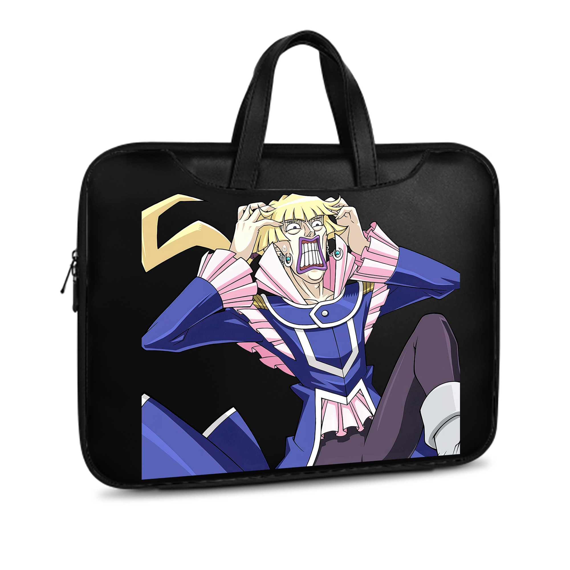 （画像用） 遊☆戯☆王 Yu-Gi-Oh! レザーラップトップバッグ　ノートパソコンケース